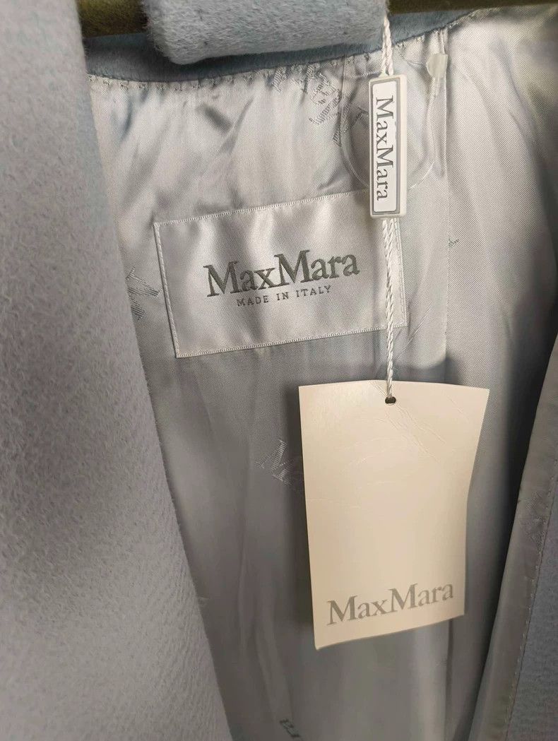Max Mara Max Mara Rialto Blue Camel Coat Size S / US 4 / IT 40 - 8 Thumbnail