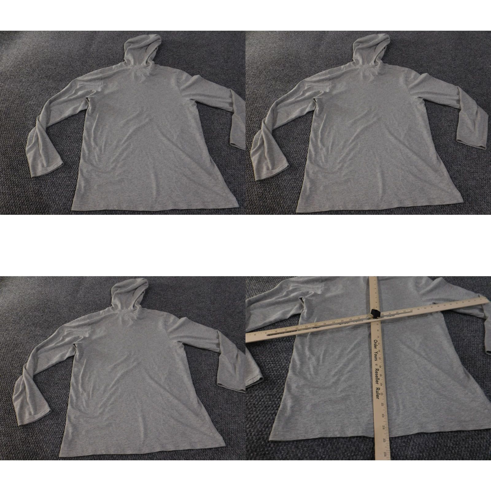 Polo Ralph Lauren Polo Ralph Lauren Hoodie Shirt Mens Small Gray Long Sleeve Lightweight Hooded Pullover Size US S / EU 44-46 / 1 - 8 Thumbnail