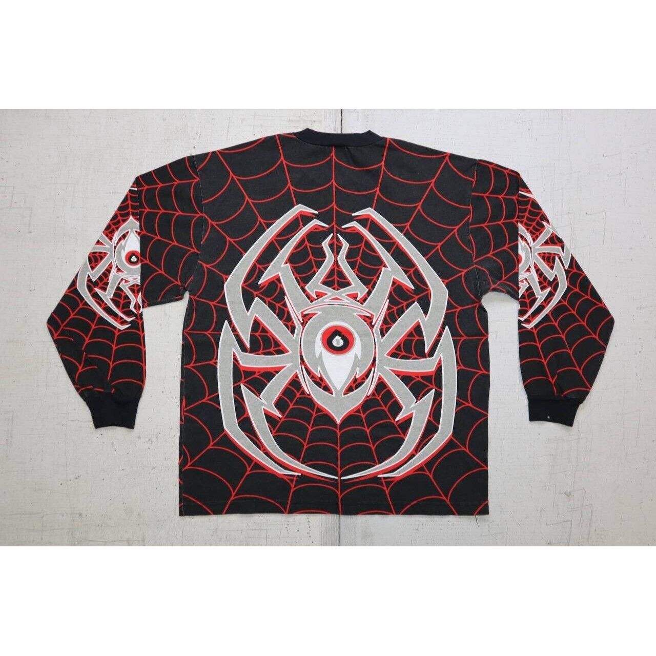 Vintage Vintage SixSixOne 90s Spider web AOP Dirt Bike Motocross Size US L / EU 52-54 / 3 - 2 Thumbnail