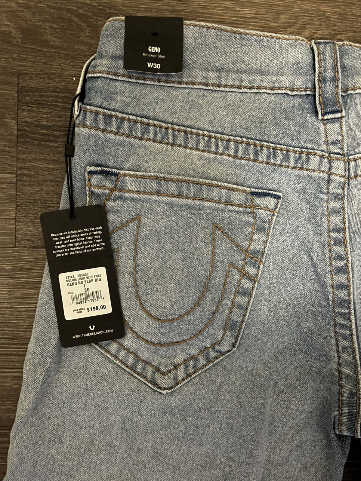 True Religion Geno No Flap Big T Relaxed Slim Size US 30 / EU 46 - 2 Thumbnail