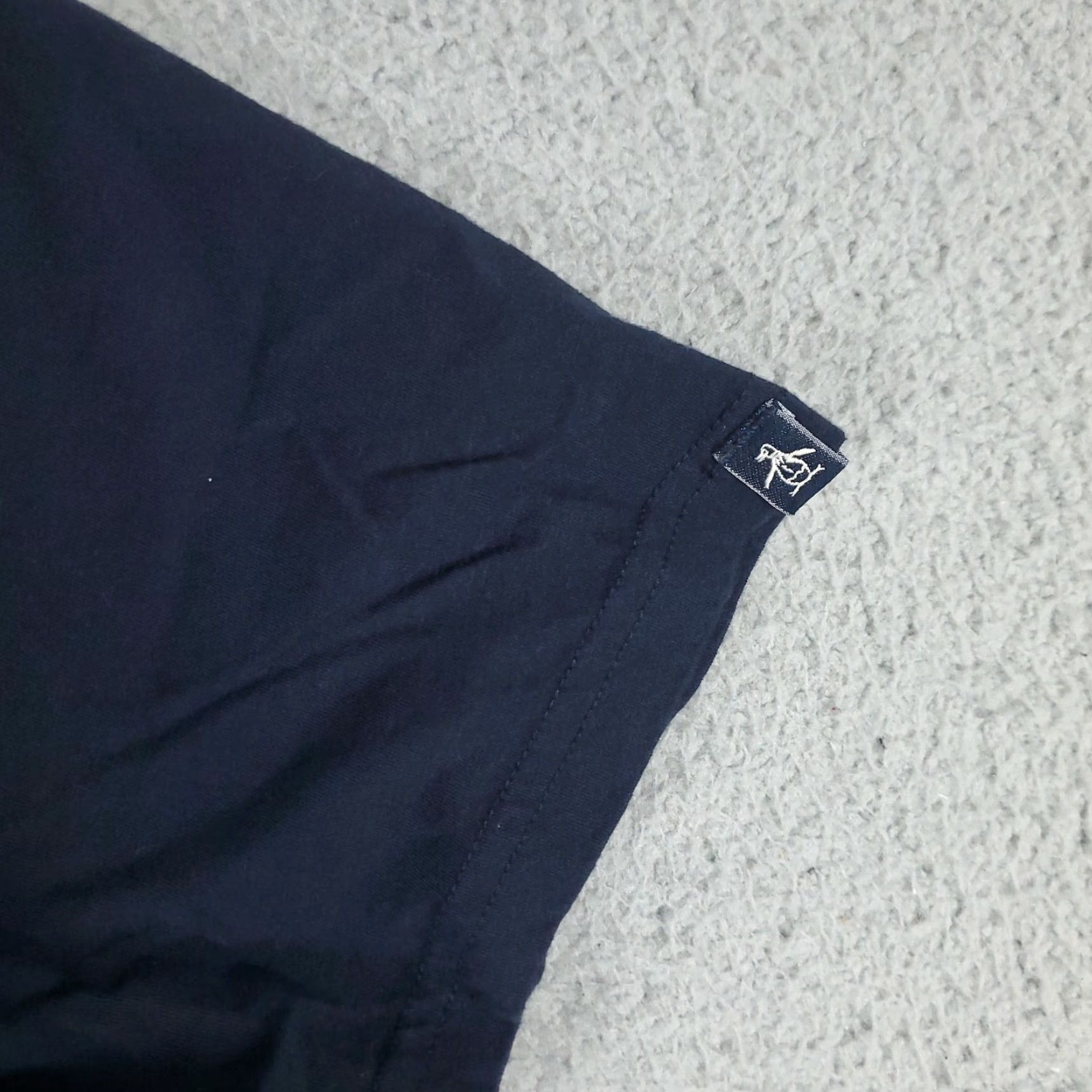 Original Penguin Original Penguin T-Shirt Blue Crew Neck Short Sleeve XL Unisex Adults Logo Modern Solid 90s Style Mens Womens Size US XL / EU 56 / 4 - 3 Thumbnail