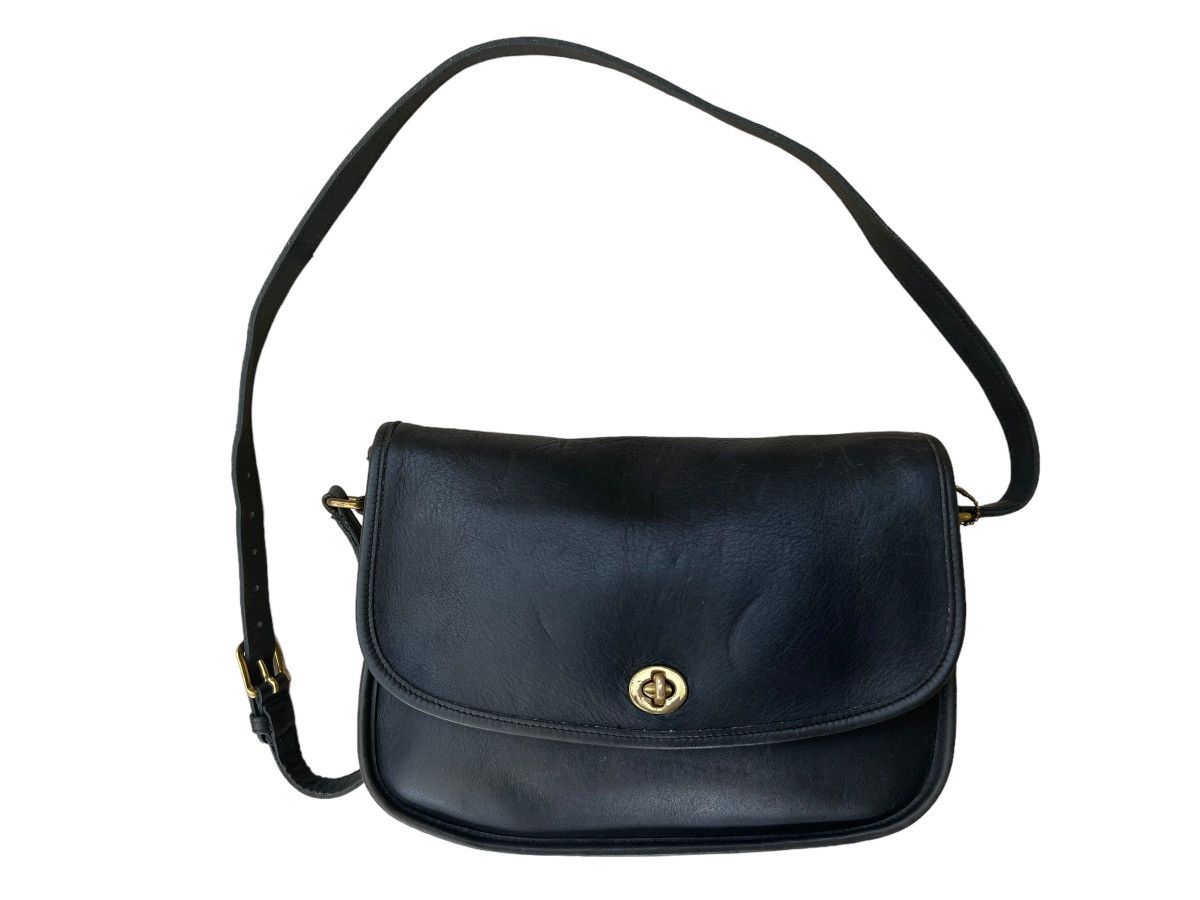 Coach Vintage Coach Usa Made Patina Cowhide Leather Shoulder Bag Size ONE SIZE - 10 Thumbnail