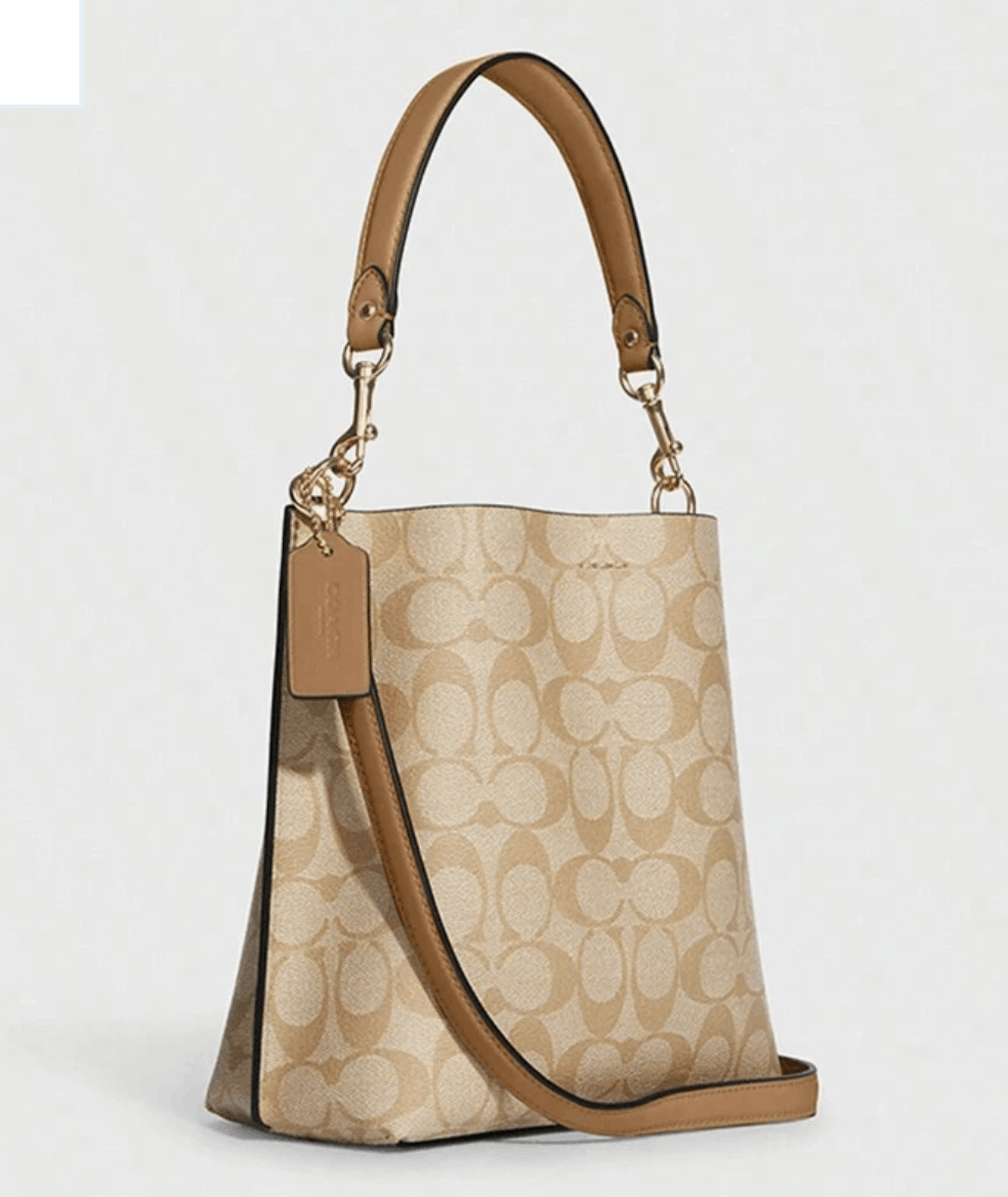 Coach COACH Mollie Bucket Bag 22 In Signature Canvas Bag CA582 Size ONE SIZE - 4 Thumbnail