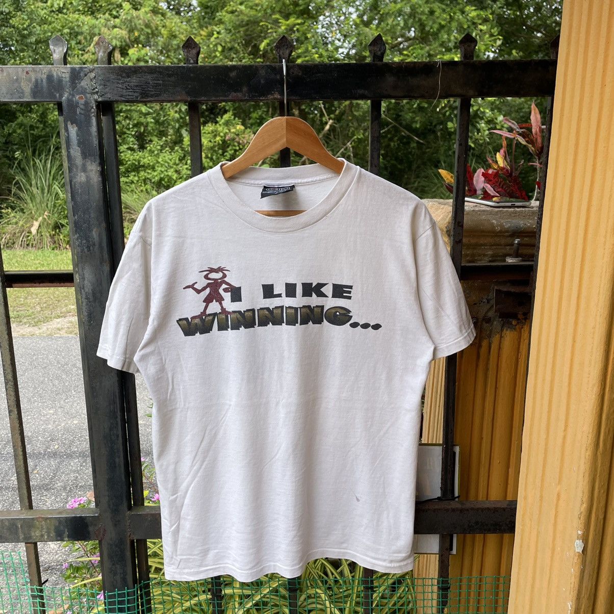 Welcome Skateboards 🔥Vintage 90s Ogio Chuump Gear USA Made Distress Tee Size US L / EU 52-54 / 3 - 3 Thumbnail