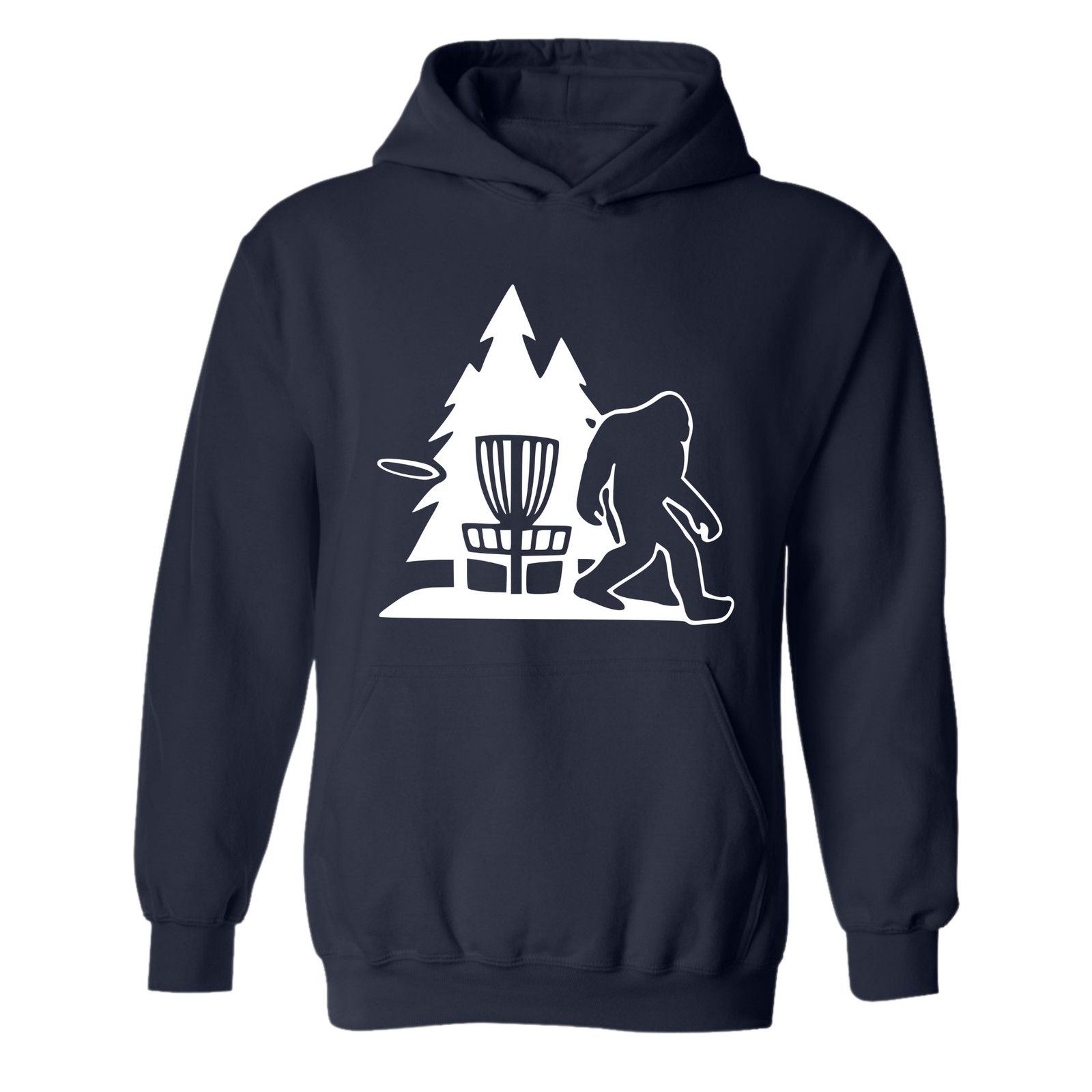 Gildan Disc Golf Hoodie SASQUATCH BASKET Discgolfer Sweatshirt Size US L / EU 52-54 / 3 - 10 Thumbnail