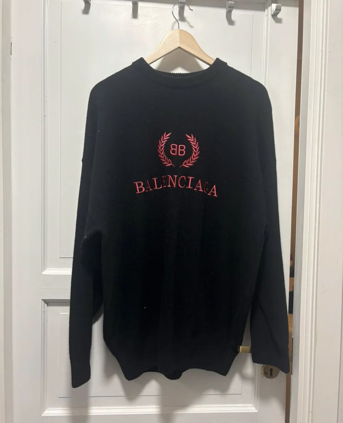 Balenciaga Balenciaga Kashmir logo sweater Size US M / EU 48-50 / 2 - 1 Thumbnail