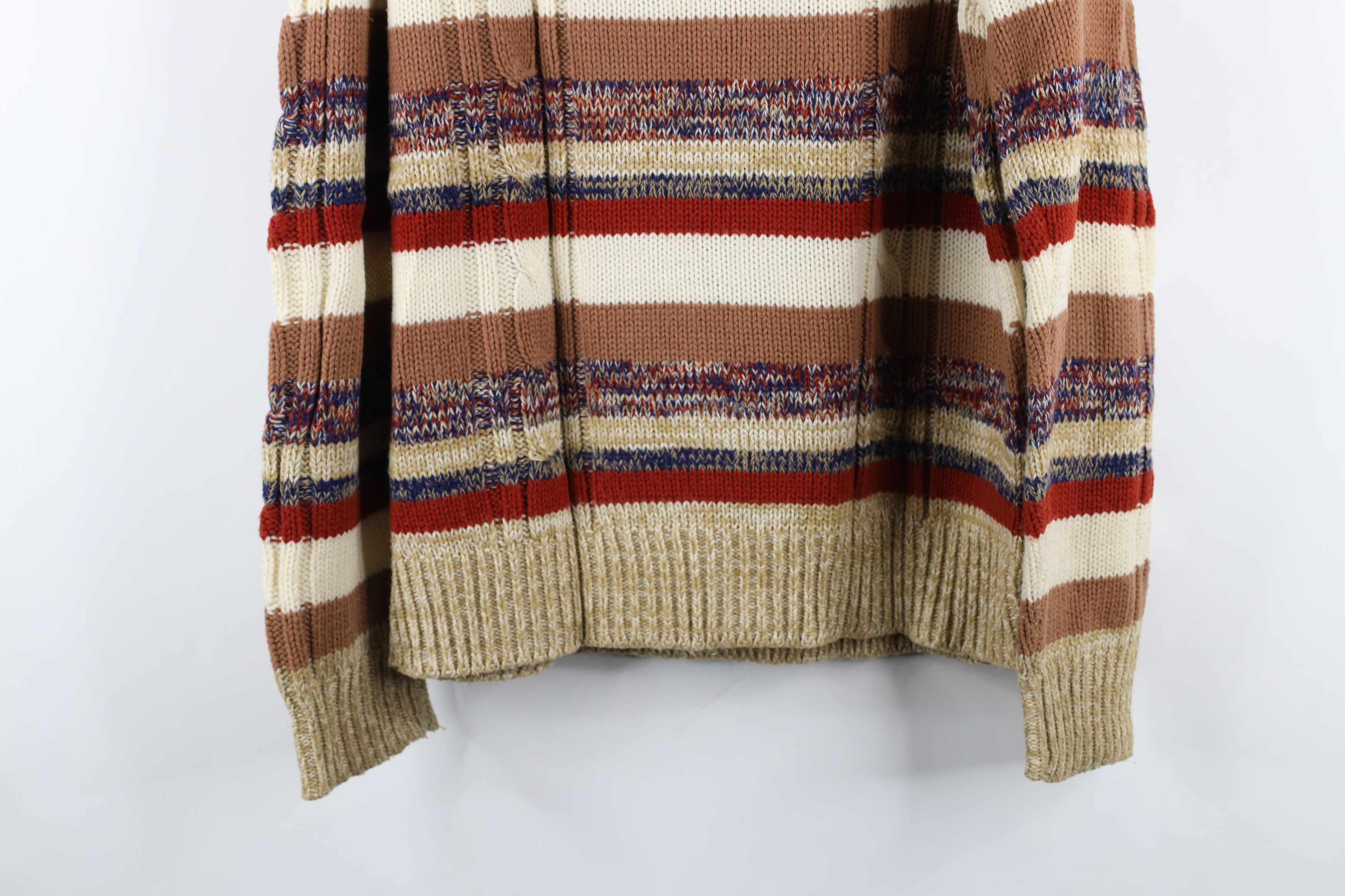 Vintage Vintage 70s Mid Century Modern MCM Cable Knit Sweater USA Size US M / EU 48-50 / 2 - 10 Thumbnail