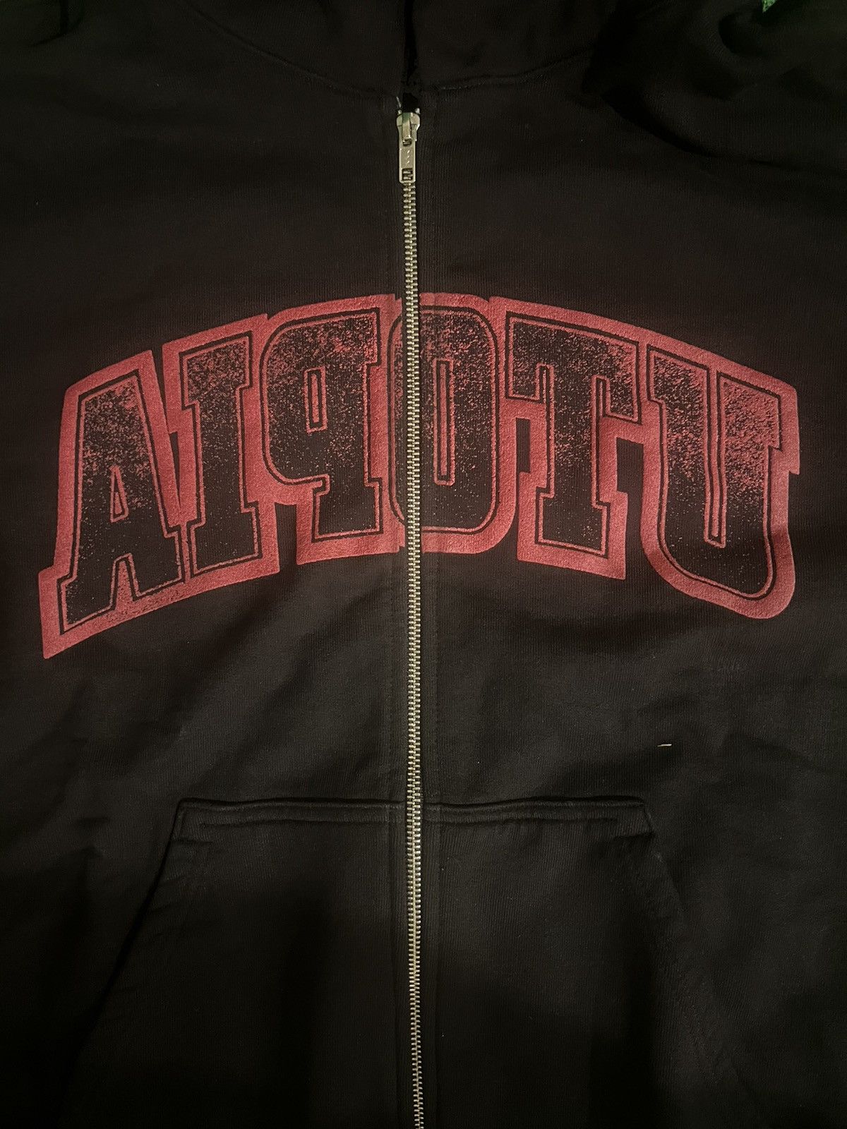 Travis Scott Cactus Jack by Travis Scott Reverse Utopia Hoodie 'Black' Size US L / EU 52-54 / 3 - 5 Thumbnail