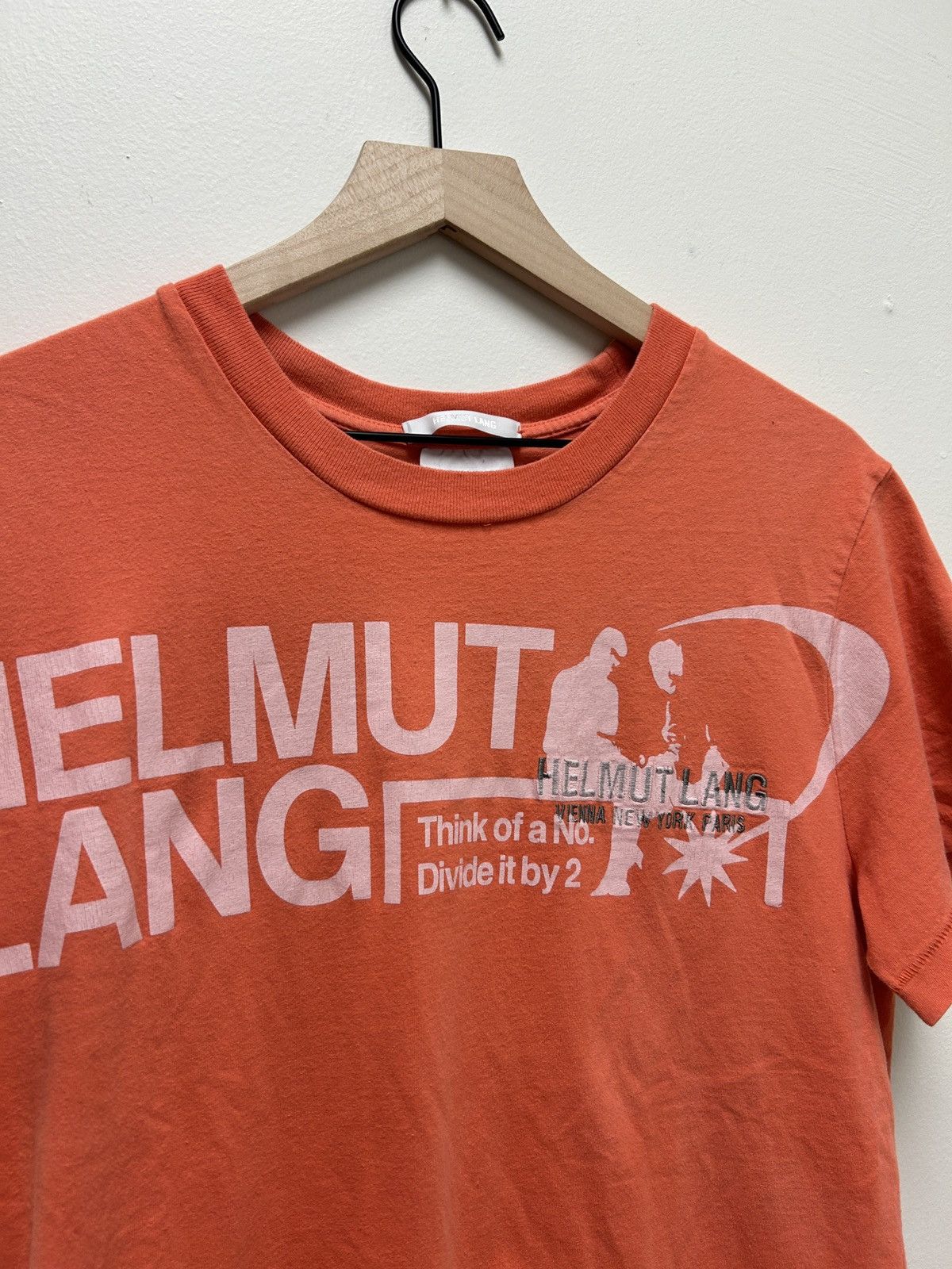 Helmut Lang Spray Painted Logo Tee Size US M / EU 48-50 / 2 - 2 Thumbnail
