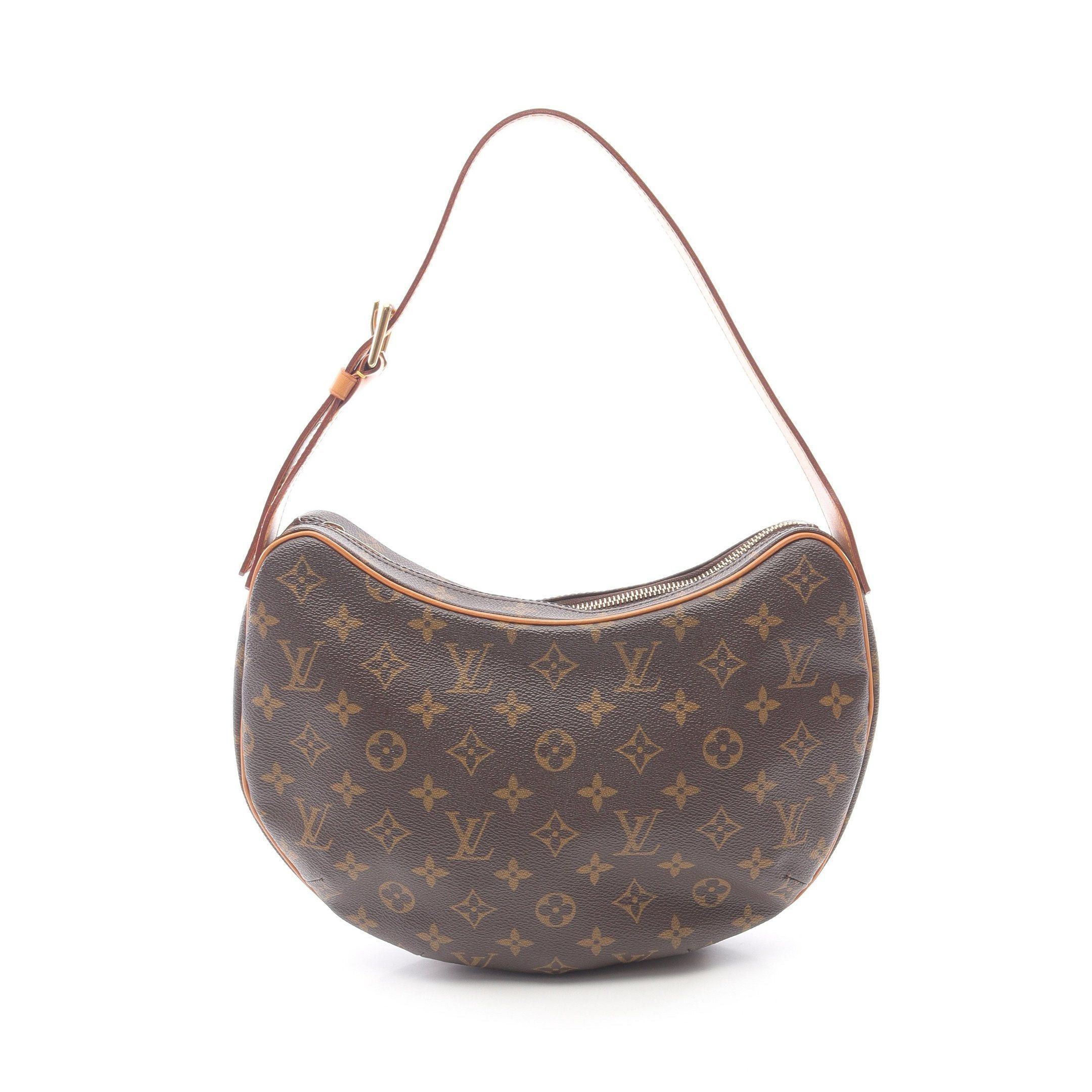 Louis Vuitton Louis Vuitton Croissant Mm Monogram Shoulder Bag Leather Brown Size ONE SIZE - 1 Thumbnail