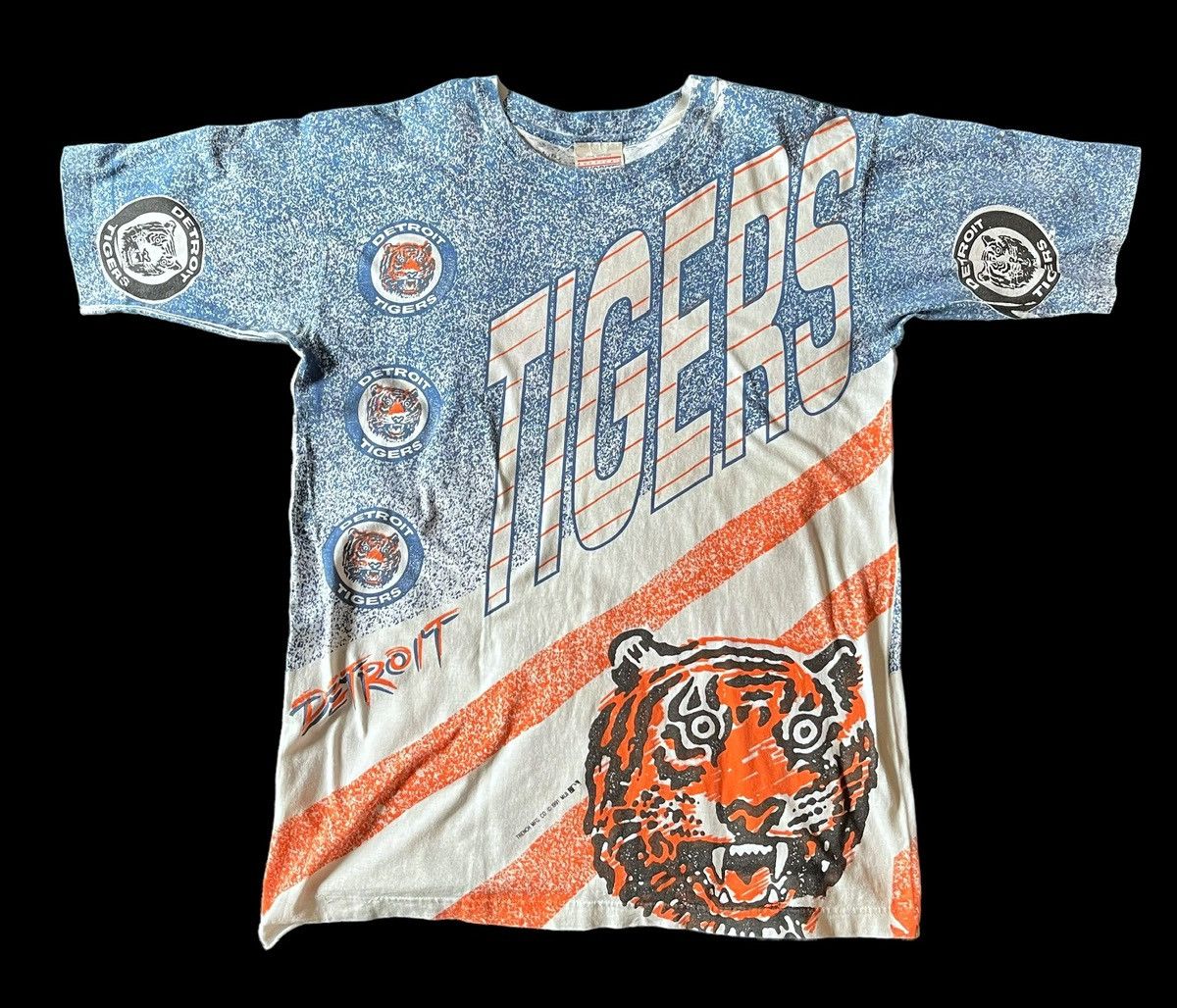 MLB × Vintage 1991 Detroit Tigers Trench Americas Favourites T shirt L Size US L / EU 52-54 / 3 - 5 Thumbnail