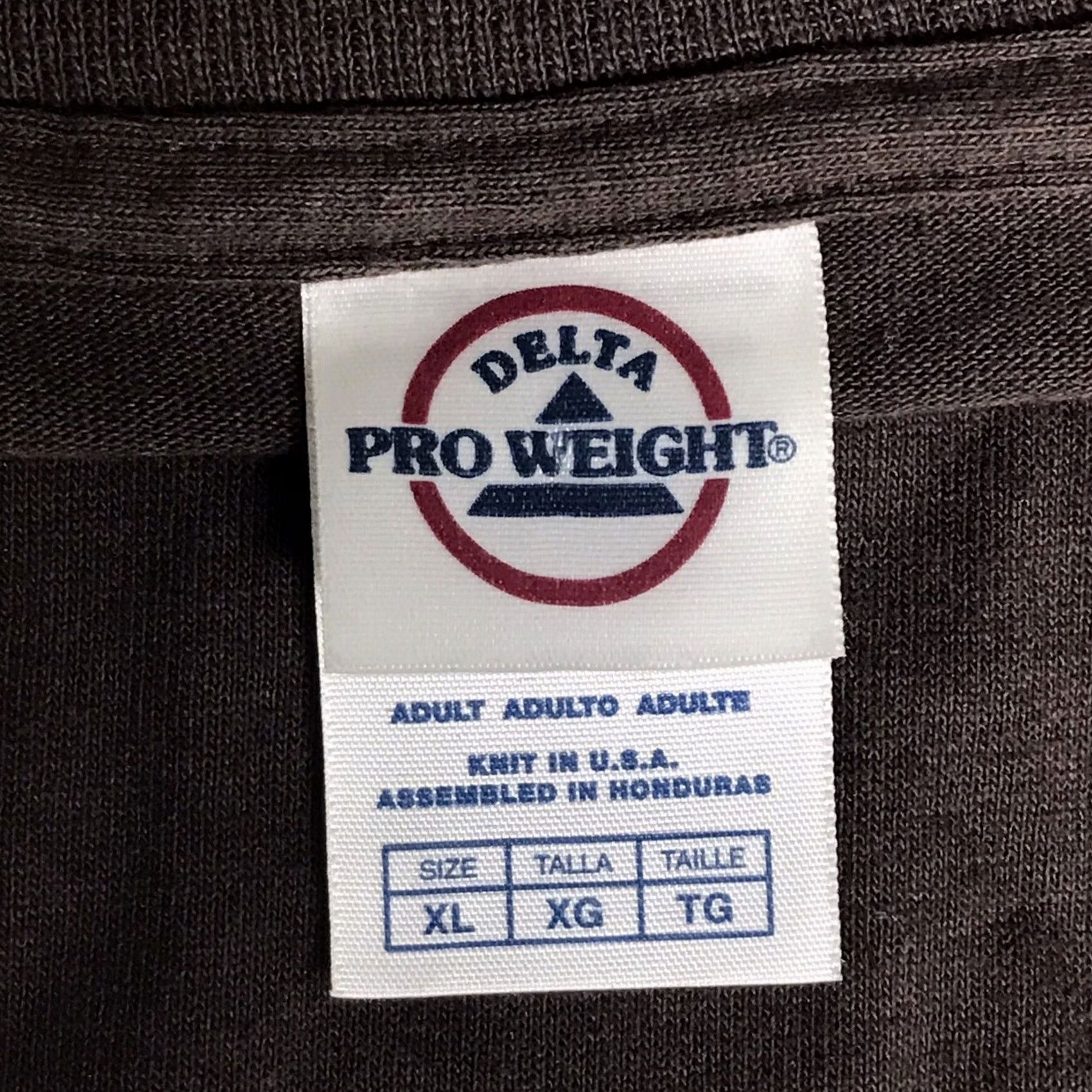 Delta VINTAGE Delta Pro Weight Men Brown Chevy Built Tough Trucks Made For Men Logo Graphic Short Sleeve T-Shirt XL Mens Size US XL / EU 56 / 4 - 2 Thumbnail