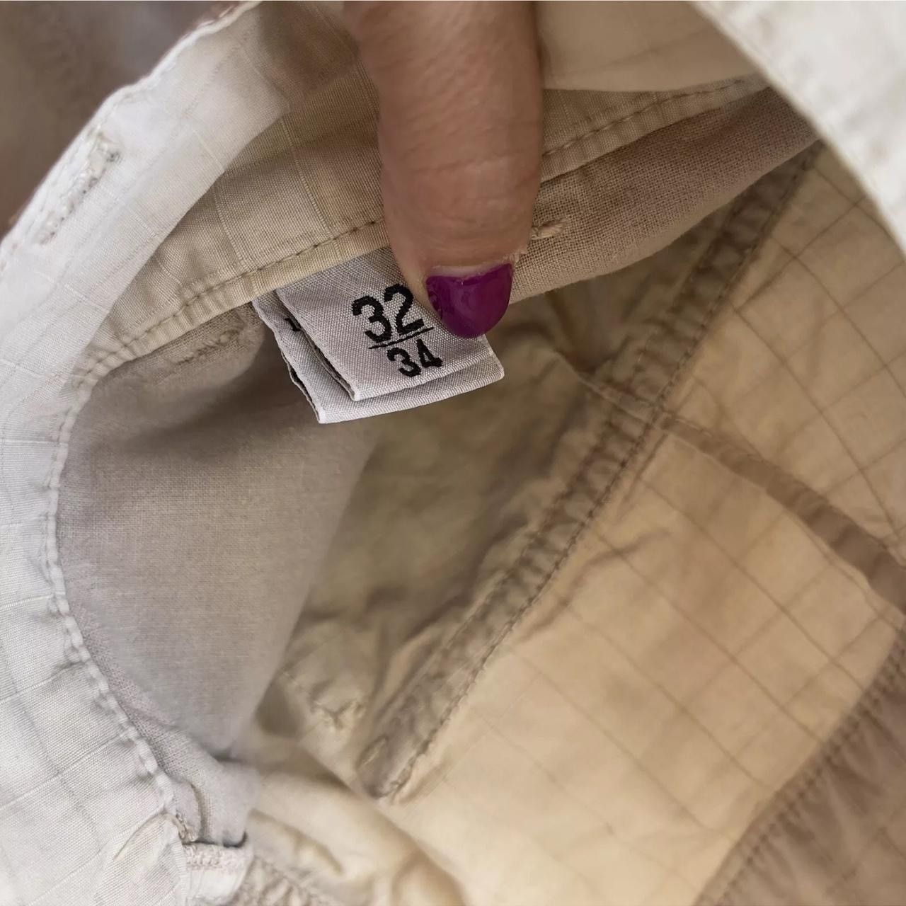 DRYKORN Drykorn Men’s Cargo Pants Cotton Trousers Size 32/34 Beige Size US 32 / EU 48 - 5 Thumbnail