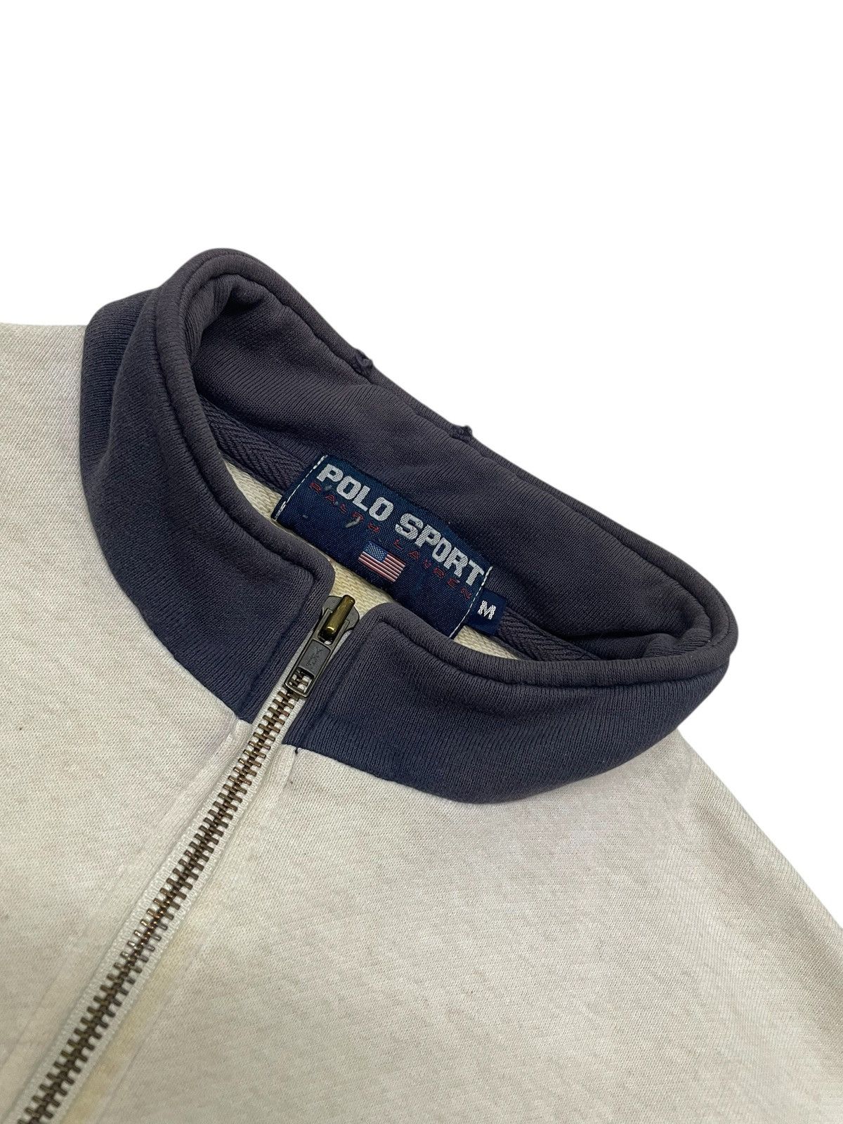 Polo Ralph Lauren × Vintage Vintage POLO SPORT RALPH LAUREN USA Half Zipper Sweatshirt Size US XL / EU 56 / 4 - 3 Thumbnail