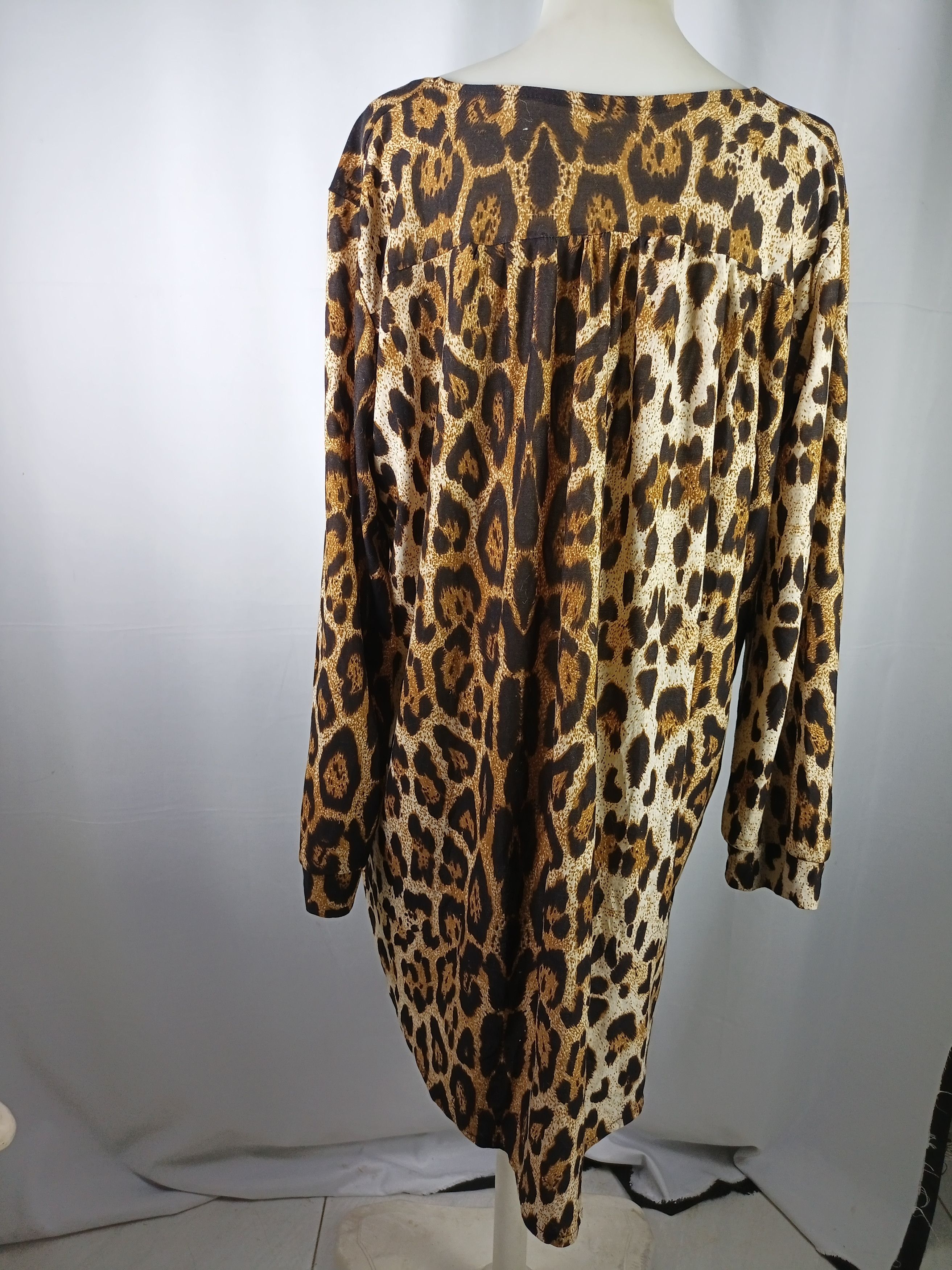 If Six Was Nine × Japanese Brand × Le Grande Bleu (L.G.B.) Women's Long Sleeves Leopard Animal Print Size XL / US 12-14 / IT 48-50 - 8 Thumbnail