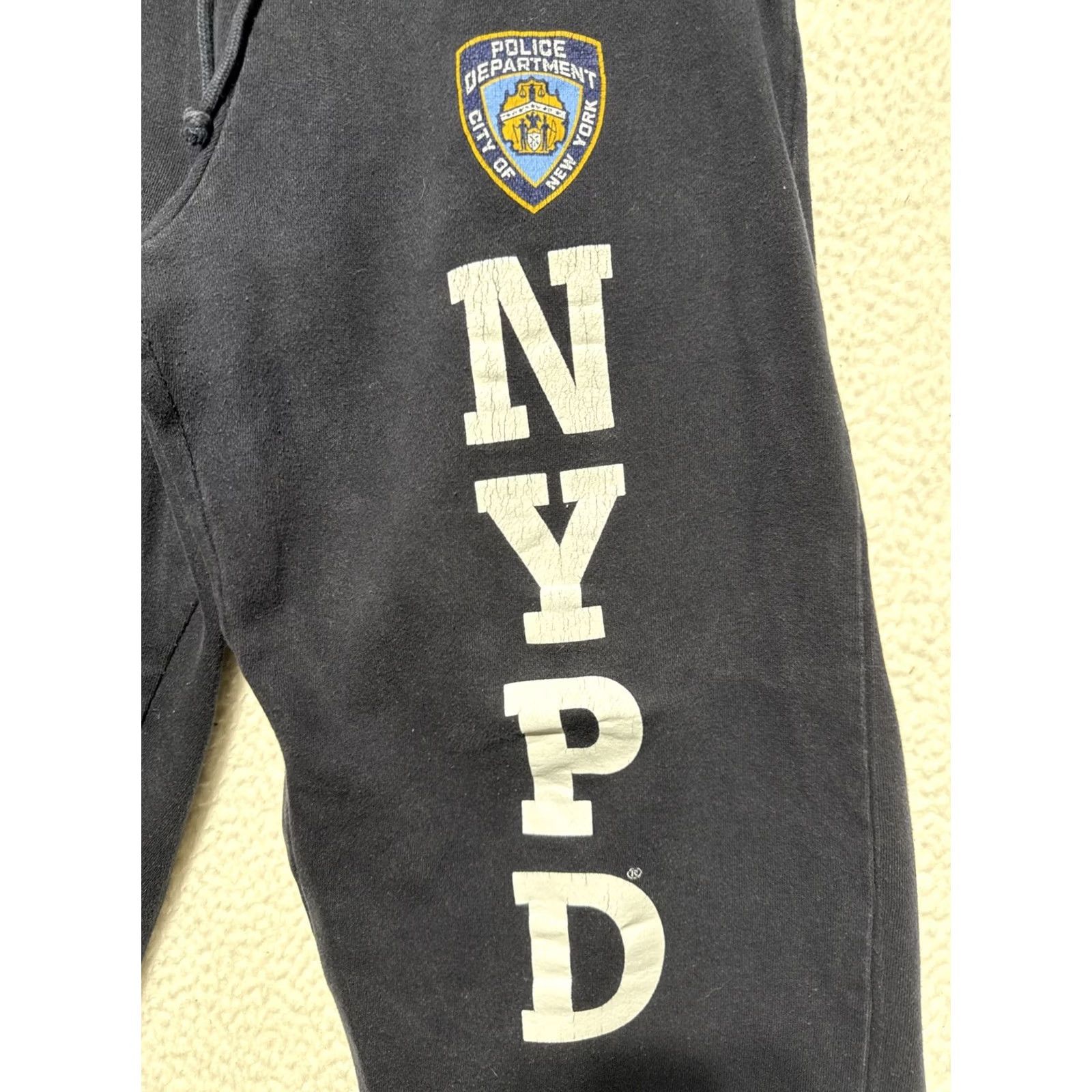 Vintage VINTAGE NYPD Sweatpants XL Men Wide-Leg 90s Blue Official NYPD Size US 34 / EU 50 - 3 Thumbnail