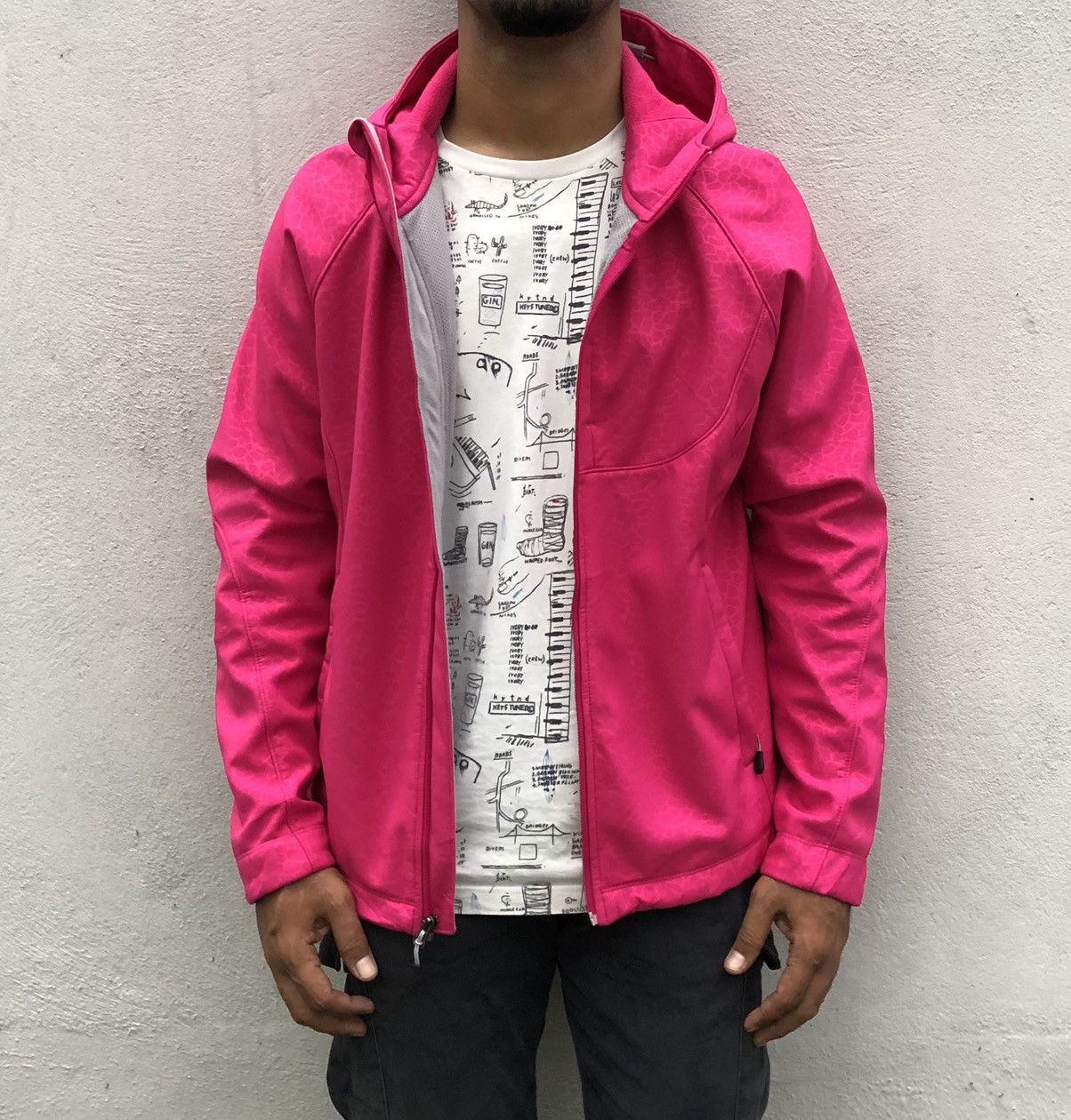 Japanese Brand Kirkland Signature Softshell Lined Fleece Hoodie Jacket Size US M / EU 48-50 / 2 - 2 Thumbnail