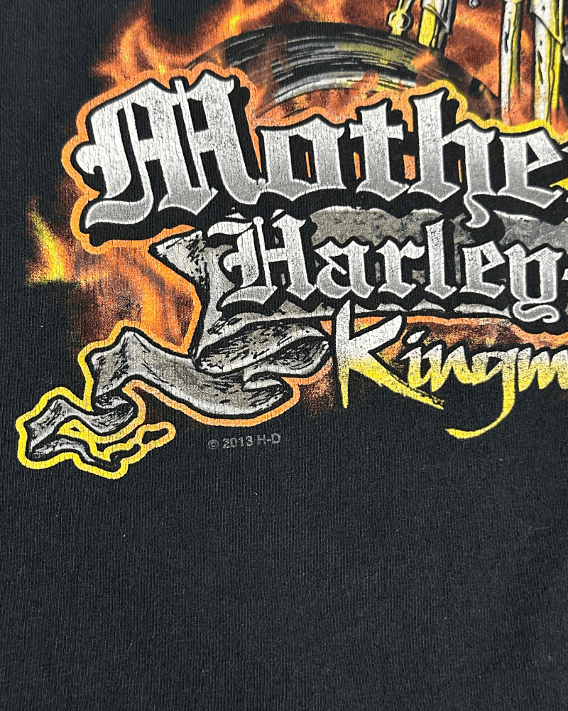 Harley Davidson × Vintage 2013 Harley Davidson Mother Road Kingman Arizona T-Shirt - L Size US L / EU 52-54 / 3 - 6 Thumbnail