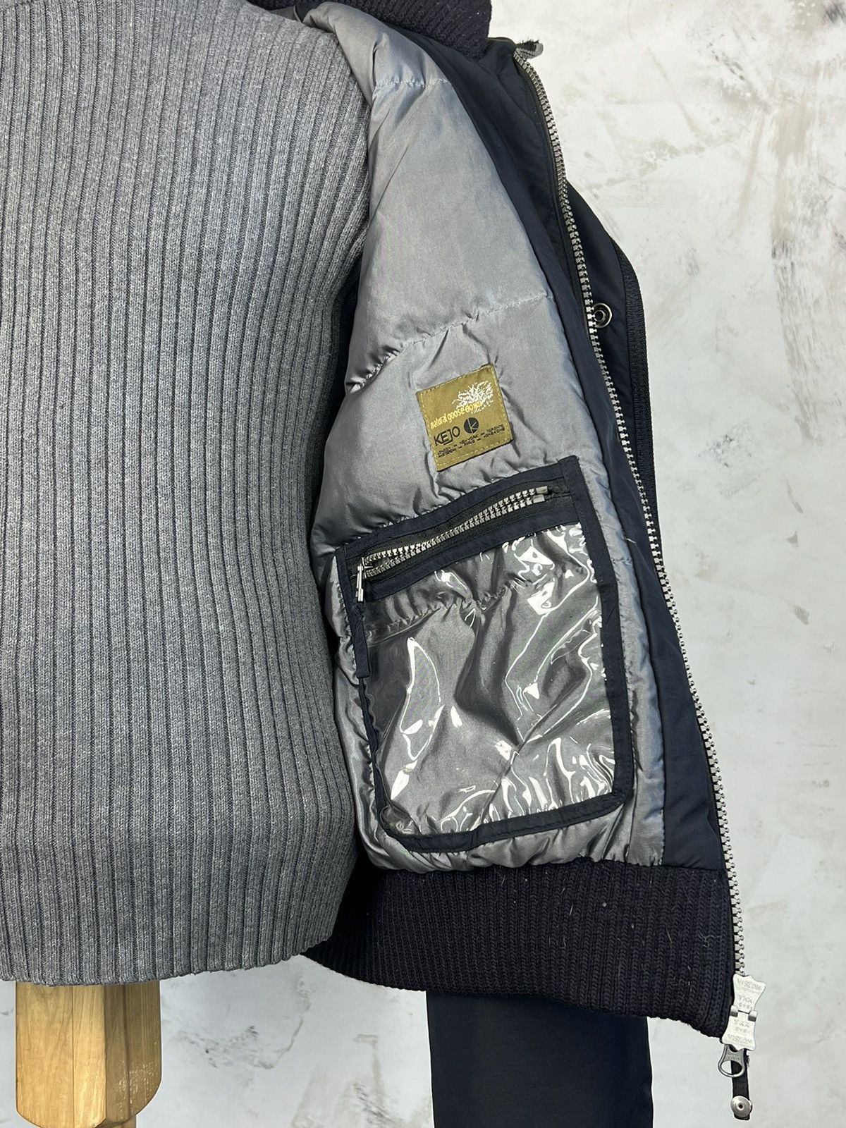 Japanese Brand Kejo Down Bomber Puffer Jacket Size M - L Size US L / EU 52-54 / 3 - 9 Thumbnail