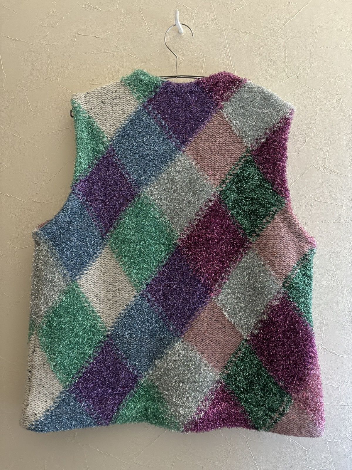 Dior × ERL ERL Metallic Argyle Vest Size US M / EU 48-50 / 2 - 5 Thumbnail