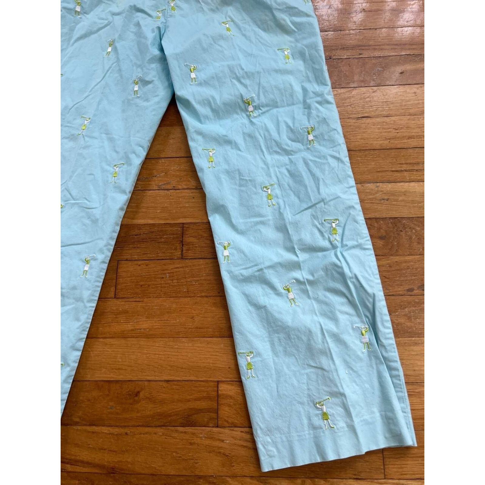 Lilly Pulitzer Lilly Pulitzer Pants Size Golfe Blue Beach 8 A000897 Size 36" / US 14 / IT 50 - 9 Thumbnail