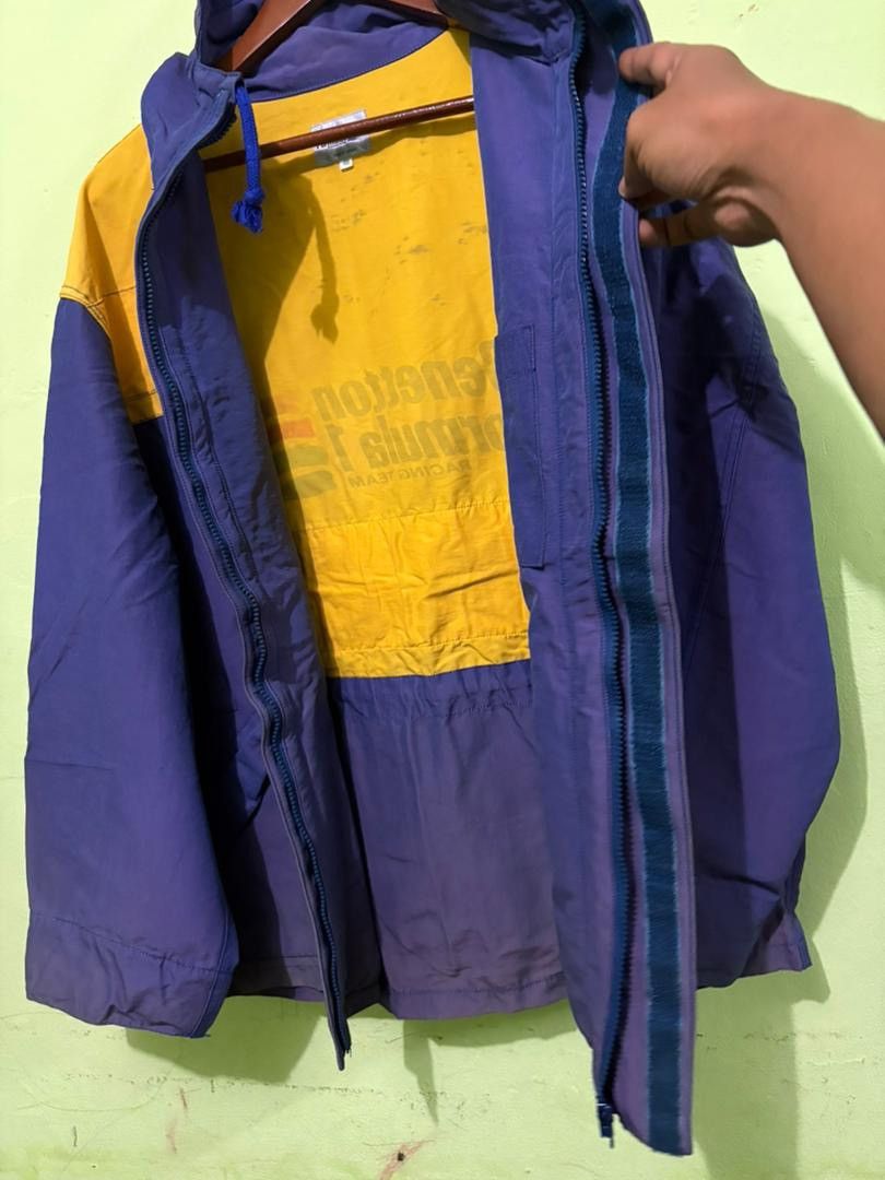 United Colors Of Benetton Vtg 90 United Color of Benetton Racing Team Jacket Big Logo Size US M / EU 48-50 / 2 - 4 Thumbnail