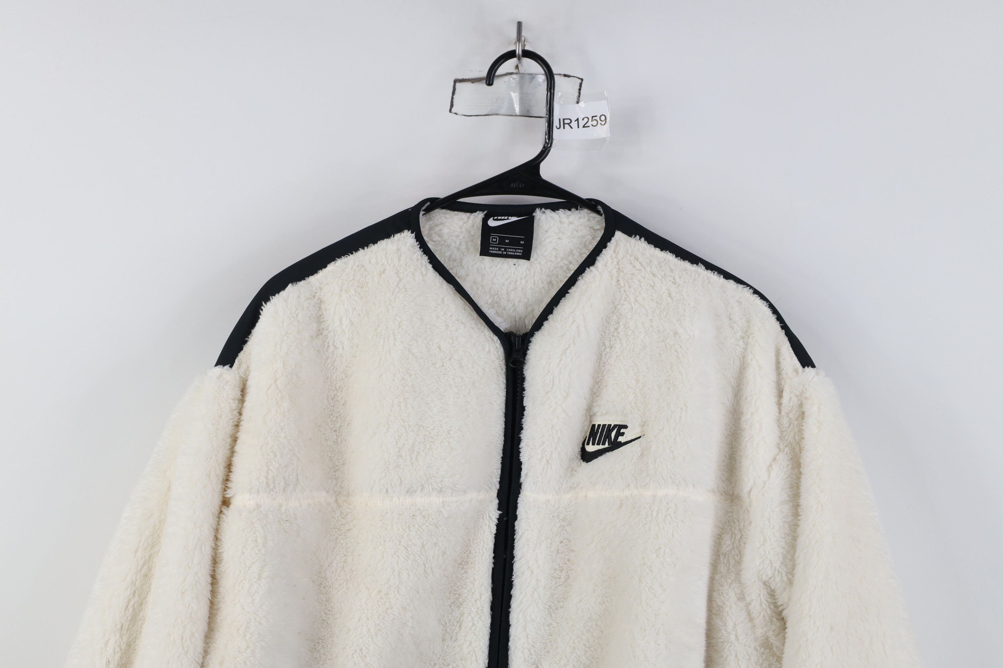 Nike Nike Sportswear NSW Sherpa Plush Fleece Jacket White Size M / US 6-8 / IT 42-44 - 2 Thumbnail