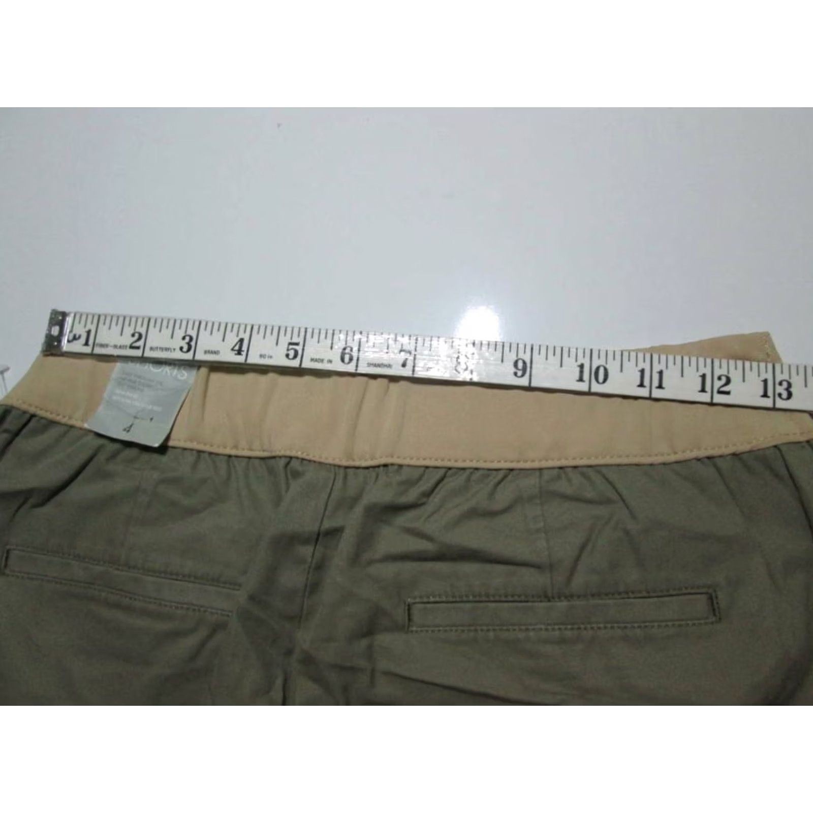 Gap Gap Maternity Shorts Gray Pull On Casual Womens Size 4 NWT Mom style Spring Summer Size 27" / US 4 / IT 40 - 5 Thumbnail