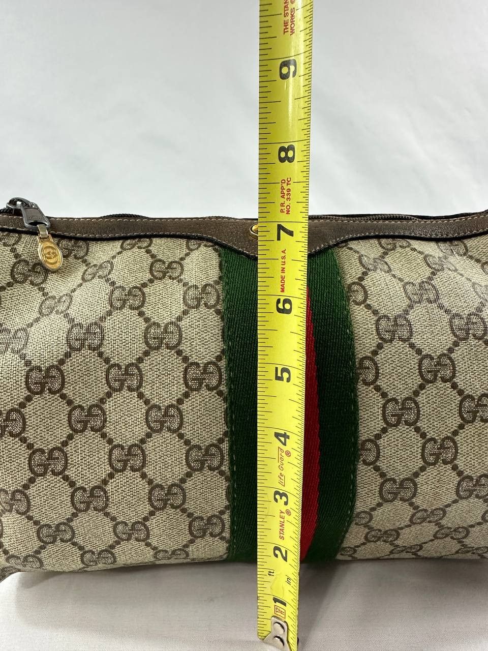 Gucci Vintage Gucci GG Supreme Web Cosmetic Bag Size ONE SIZE - 15 Thumbnail