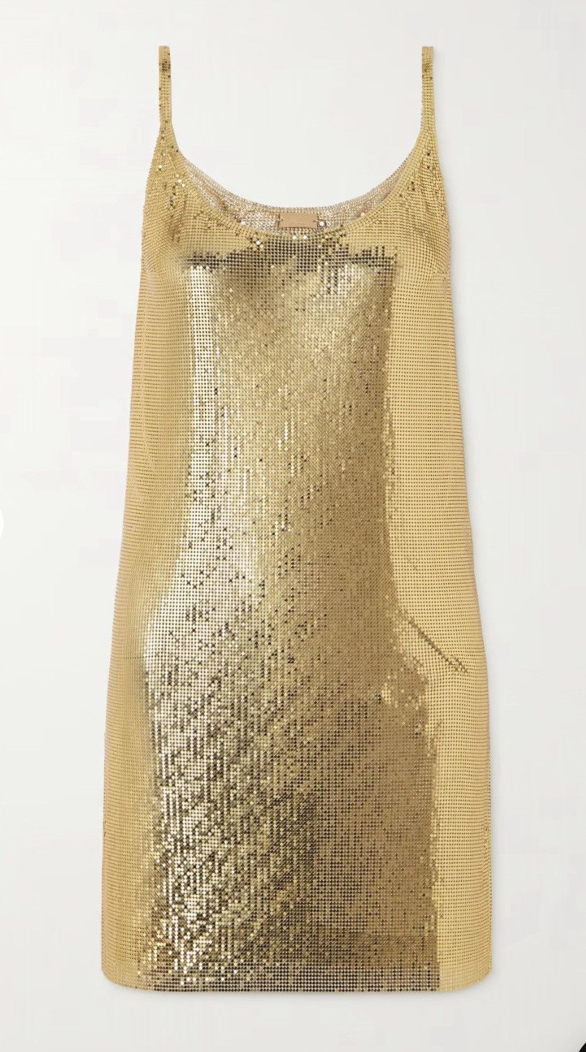 Paco Rabanne Pack RABANNE Chainmail mini dress, Size 38 Size M / US 6-8 / IT 42-44 - 2 Thumbnail