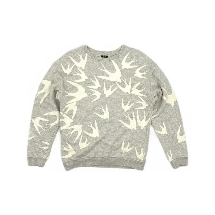 Alexander McQueen Alexander McQueen Swallow Print Sweatshirt 0079 Size S / US 4 / IT 40 - 1 Thumbnail