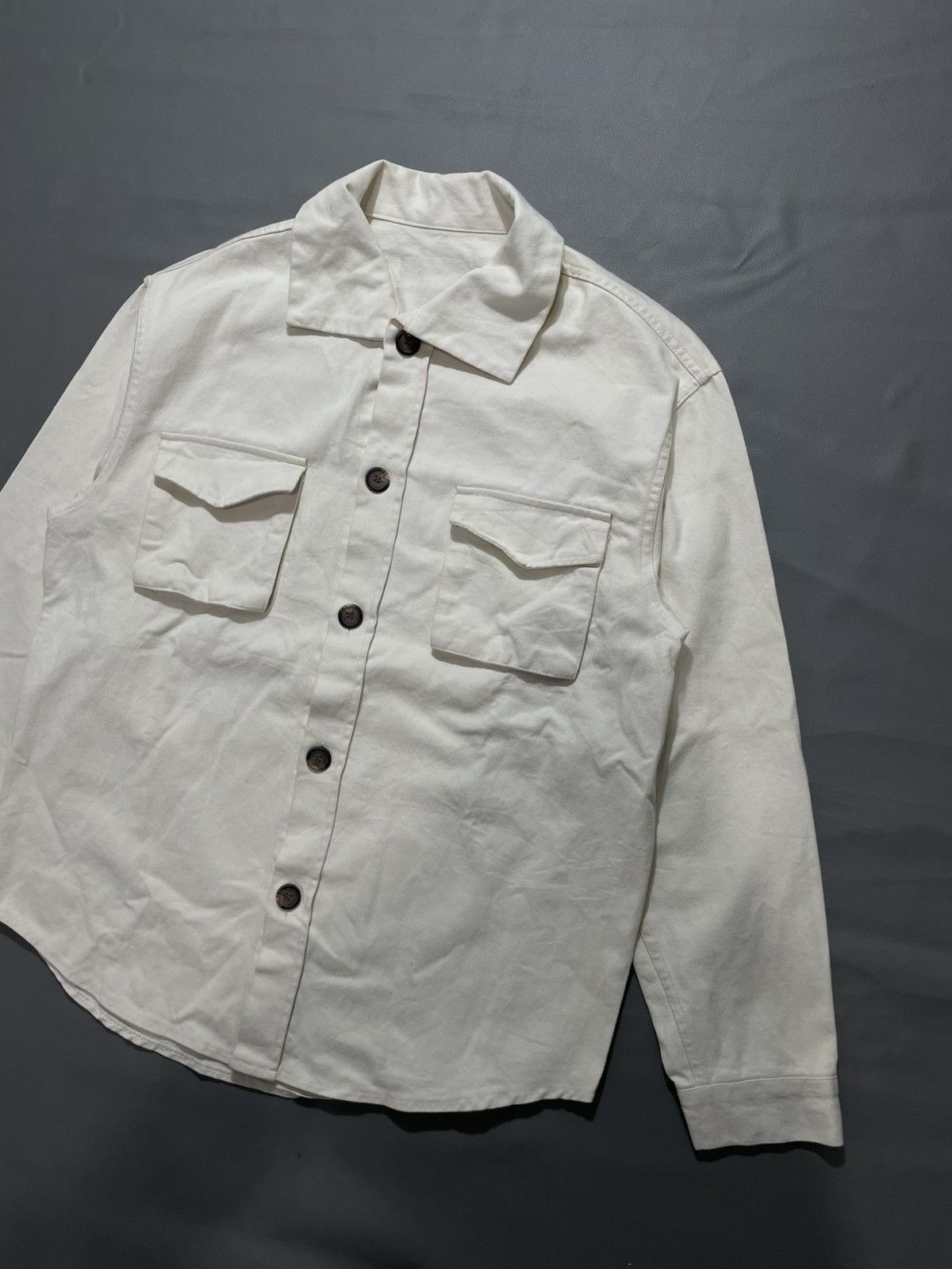 Yohji Yamamoto Undefined Brand Casual Worker Button Shirt issey style Size US M / EU 48-50 / 2 - 2 Thumbnail