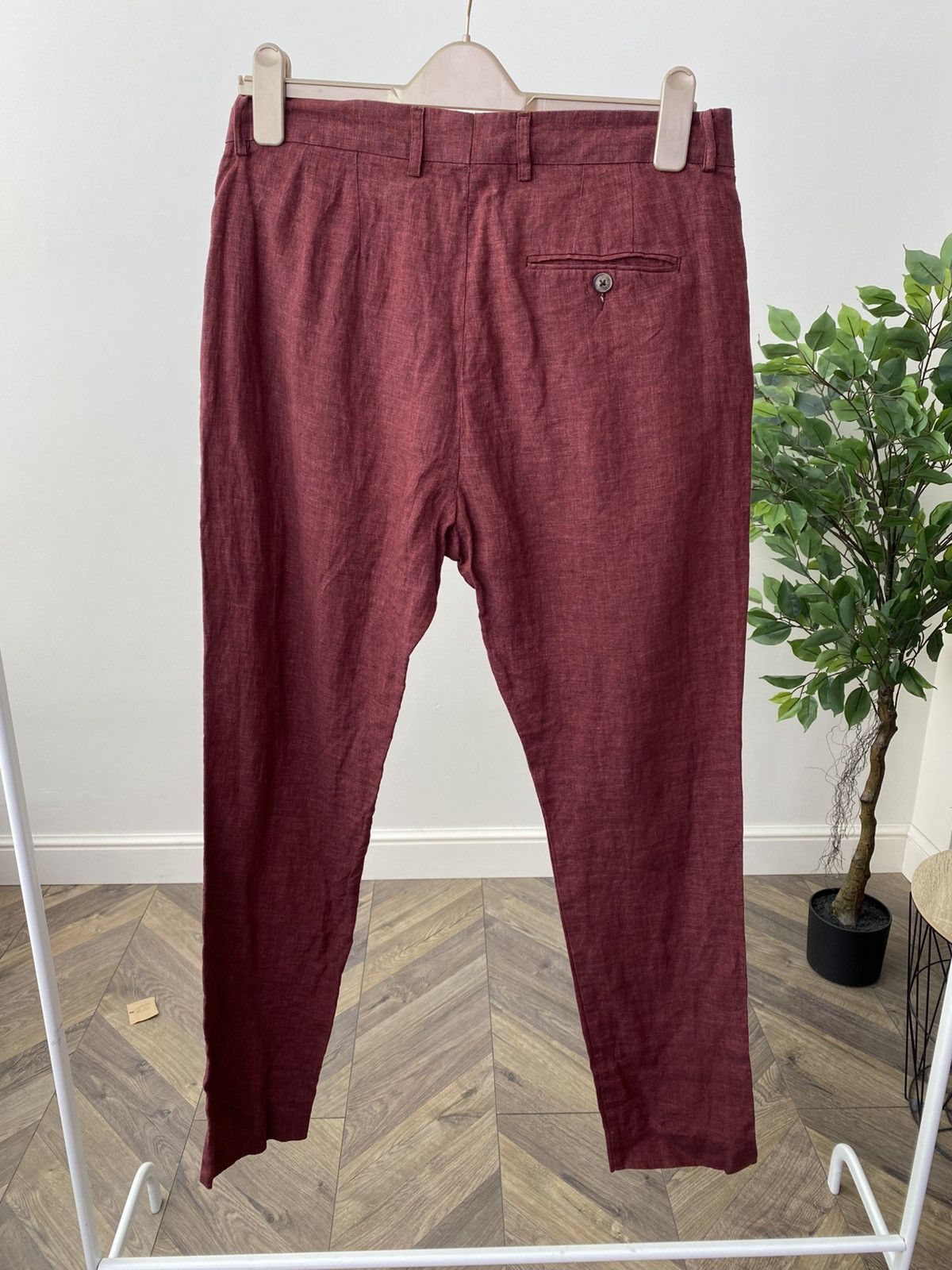 Frescobol Carioca Vintage FRESCOBOL CARIOCA Linen Blend Trousers Size US 32 / EU 48 - 9 Thumbnail