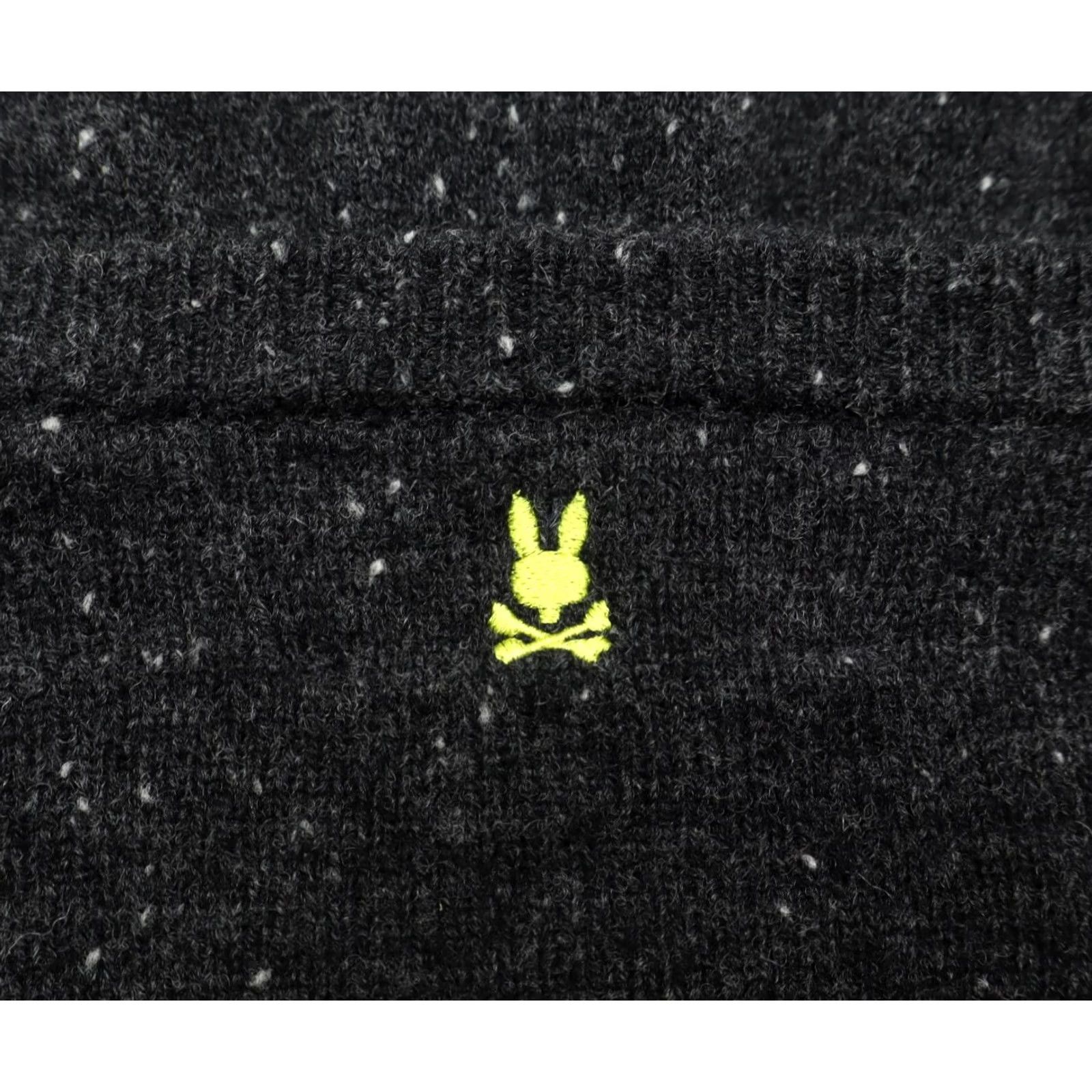 Psycho Bunny Psycho Bunny Sweater Unisex Adults Wool Crew Neck Black XXS Slub Knit Logo Pullover All Seasons Size XXS / US 00 / IT 34 - 7 Thumbnail