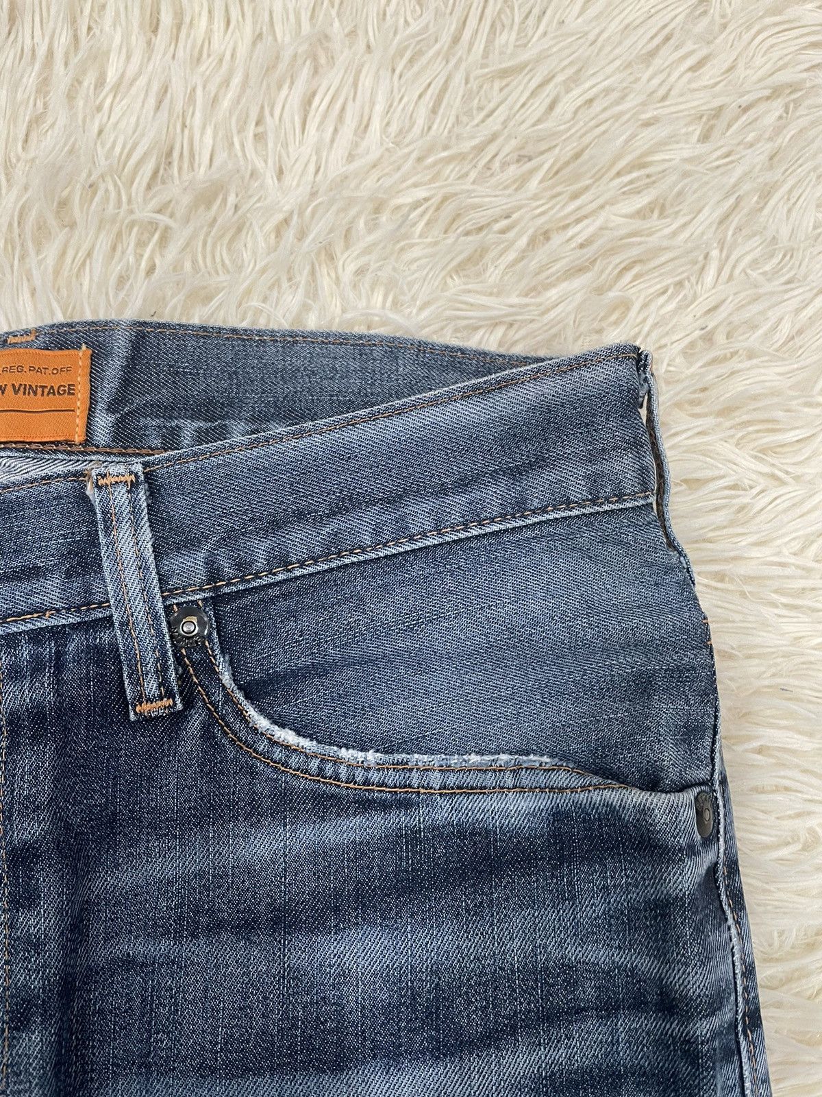 Edwin Distressed Edwin Buckle Back Selvedge Denim Jeans Size US 34 / EU 50 - 5 Thumbnail