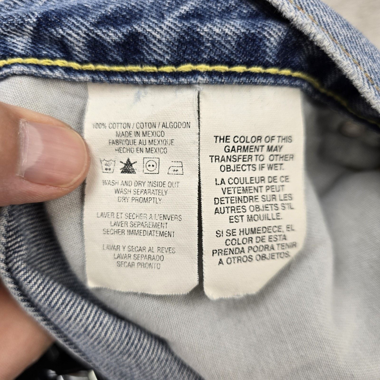 Tommy Hilfiger Vintage Tommy Hilfiger Big Flag Denim Jeans 38x30 90s Baggy Size US 38 / EU 54 - 6 Thumbnail