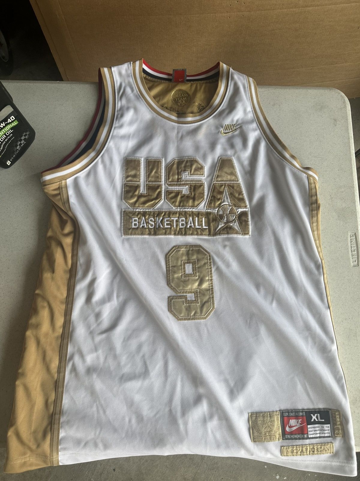 Nike michael jordan usa dream team 92 olympic jersey Size US XL / EU 56 / 4 - 1 Thumbnail