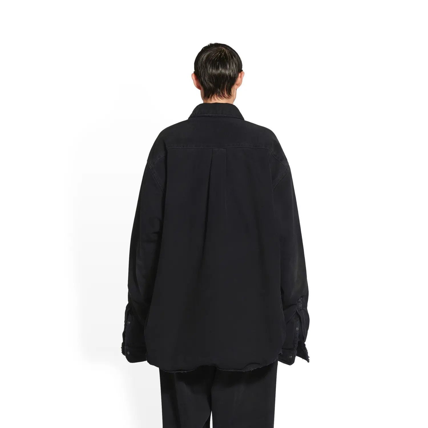 o1w1db11225 Padded Shirt in Black