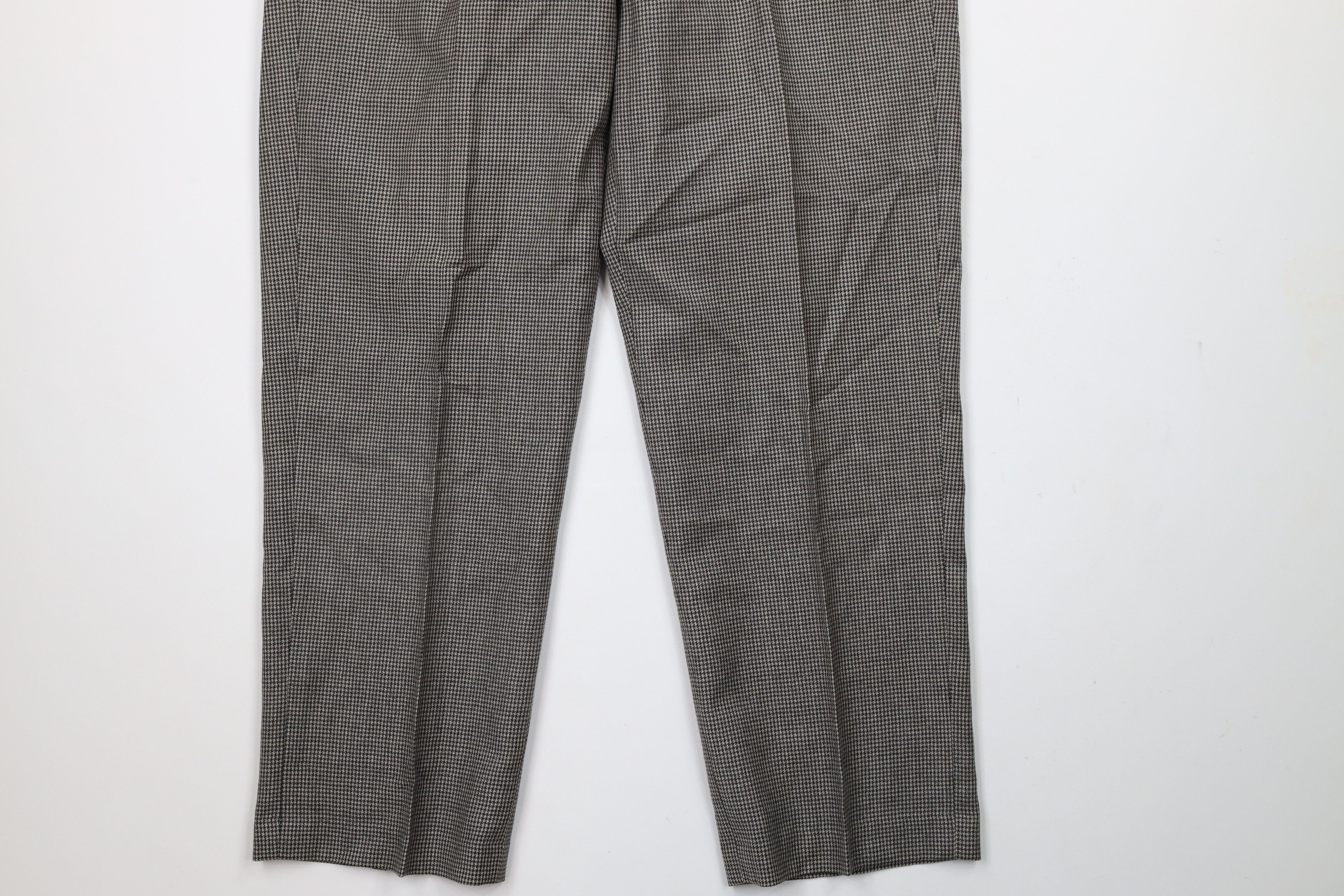 Eddie Bauer × Vintage Vintage 90s Eddie Bauer Houndstooth Chino Pants Trousers Size US 30 / EU 46 - 4 Thumbnail