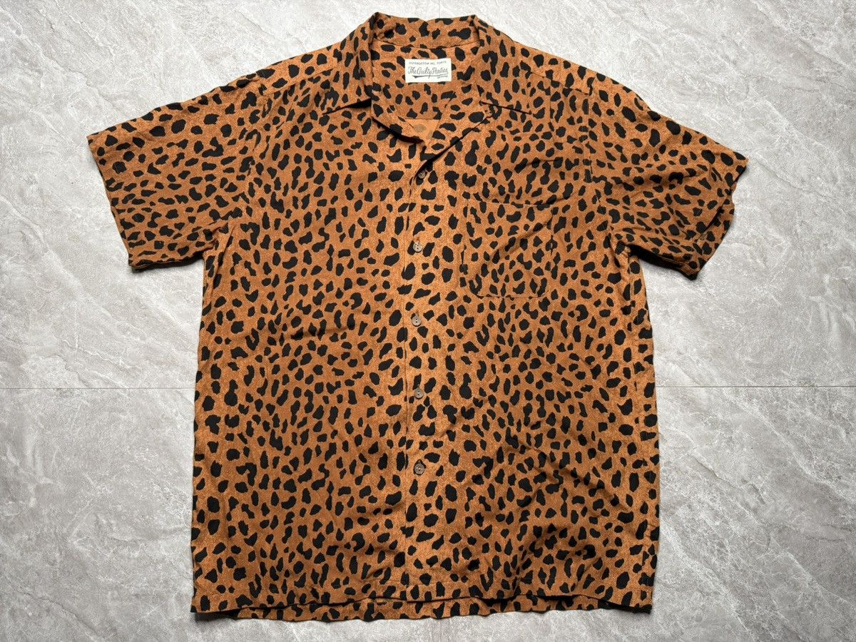 Wacko Maria Wacko Maria Leopard Print Hawaiian Camp Collar S/S Shirt Size US M / EU 48-50 / 2 - 2 Thumbnail