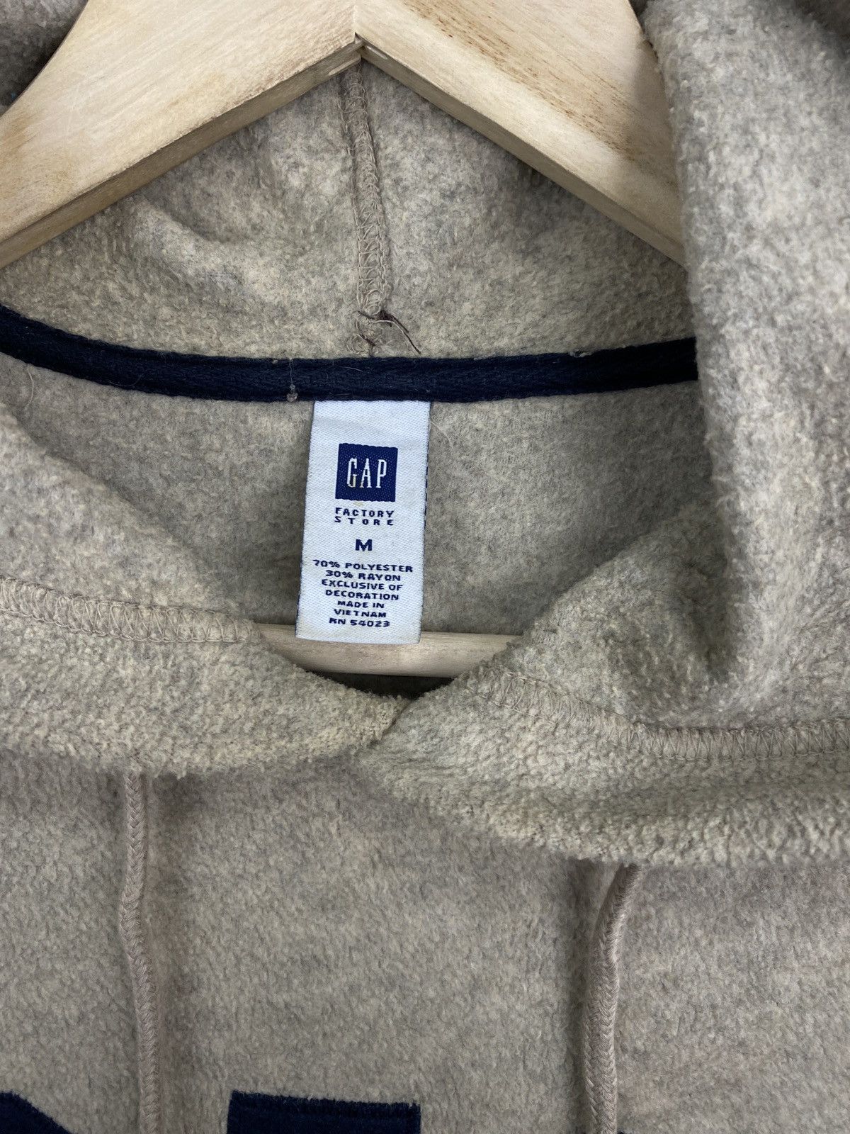 Gap 💀🇺🇸 Vintage Y2K Gap Fleece Hoodie Rare Retro Hype Size US L / EU 52-54 / 3 - 5 Thumbnail