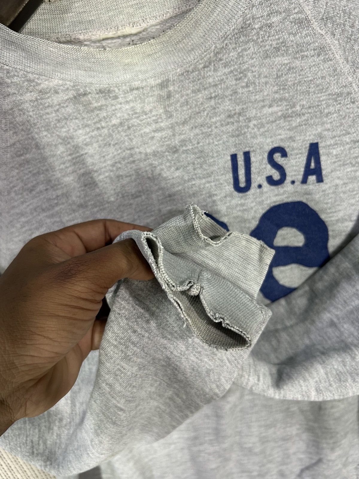 Lee Vintage 90s lee sweatshirt crewneck pullover distressed Size US S / EU 44-46 / 1 - 3 Thumbnail