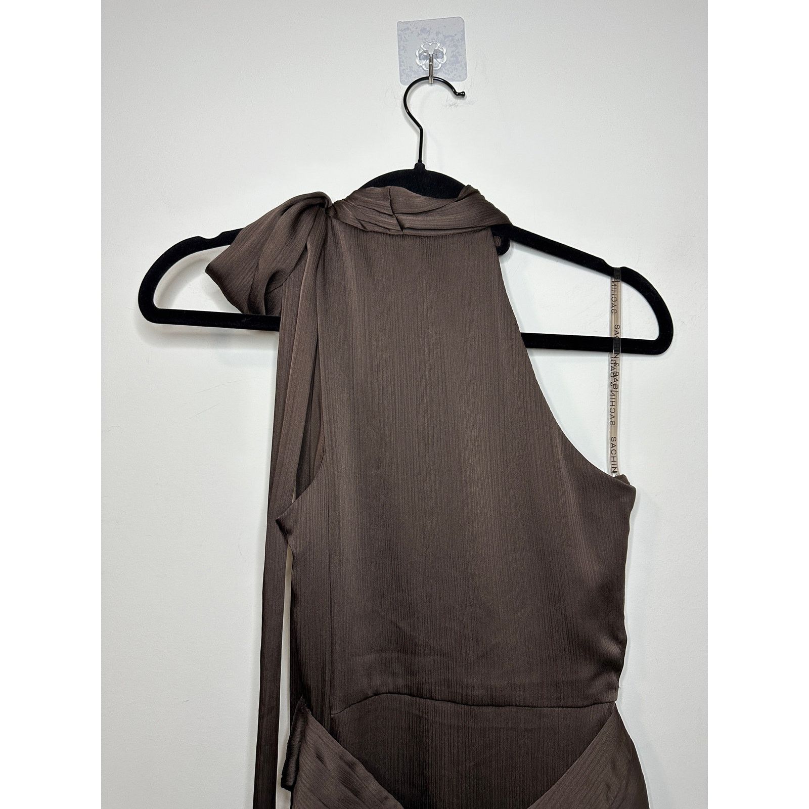 Sachin & Babi Sachin & Babi Size 2 Kayla Chocolate Brown Sleeveless Gown Size XS / US 0-2 / IT 36-38 - 7 Thumbnail