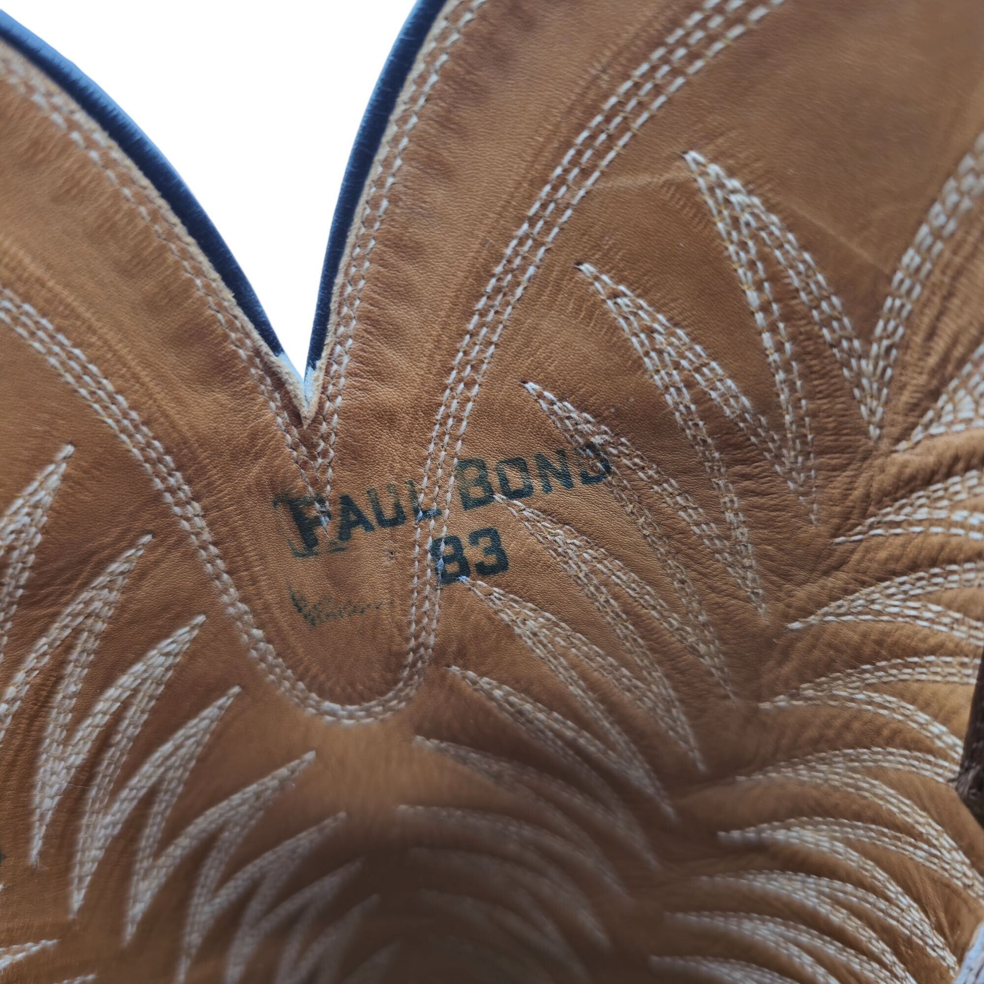 Other Vintage Paul Bond Tall Custom Womens 6B Brown Leather Boots Size US 6 / IT 36 - 5 Thumbnail