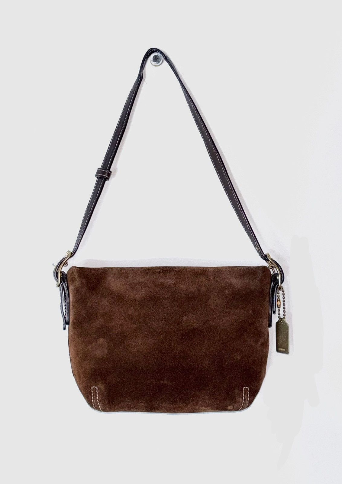 Coach × Vintage Coach Suede Mini bag | Grailed