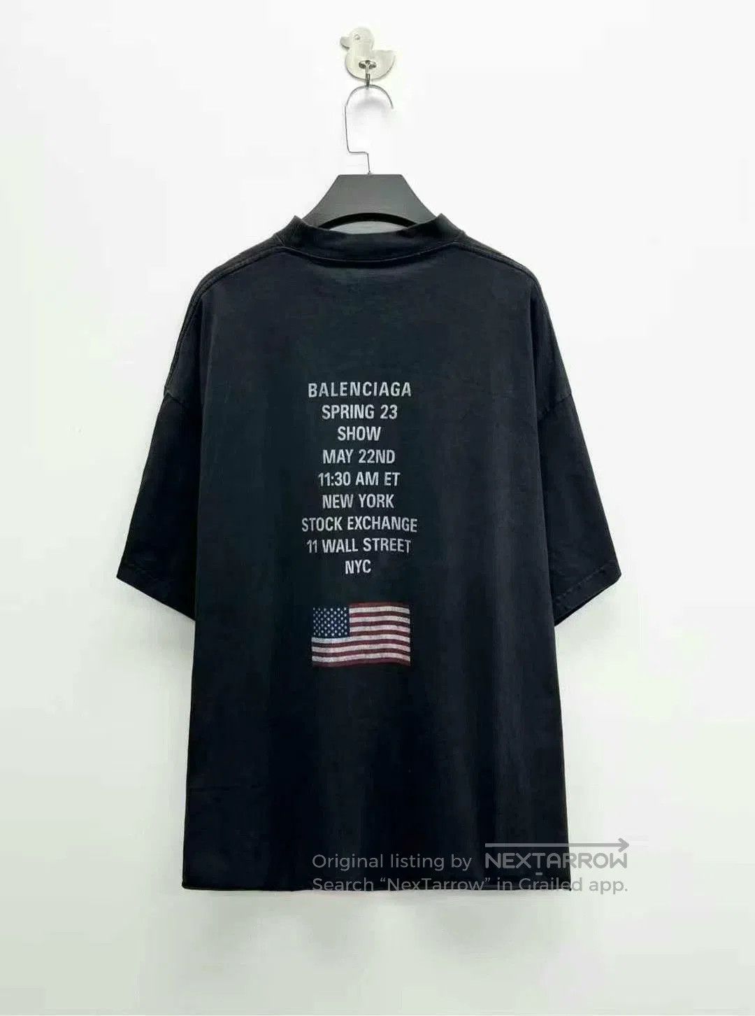 Balenciaga balenciaga ss23 nyse logo short sleeve t. Size US XL / EU 56 / 4 - 2 Thumbnail
