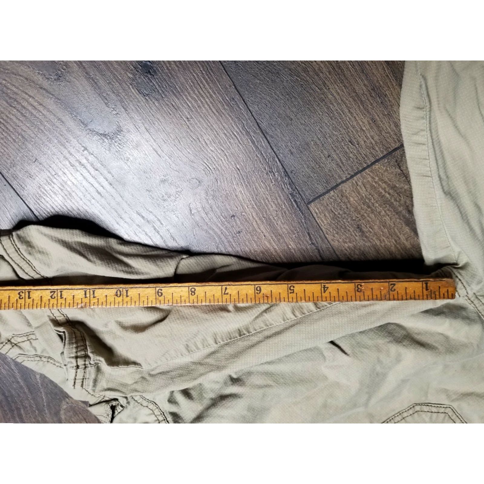 CO Iron Co Cargo Shorts Mens Khaki Brown 42 Cargo Shorts Regular 42 Mens Brown Iron Co Size 42 Utility Pockets Casual Shorts Size US 40 / EU 56 - 3 Thumbnail