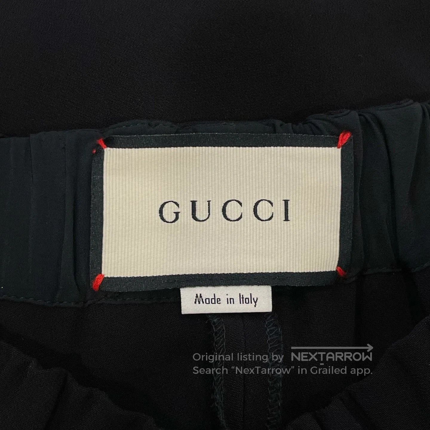 Gucci Gucci Black Striped Wide. Size 35" - 5 Thumbnail