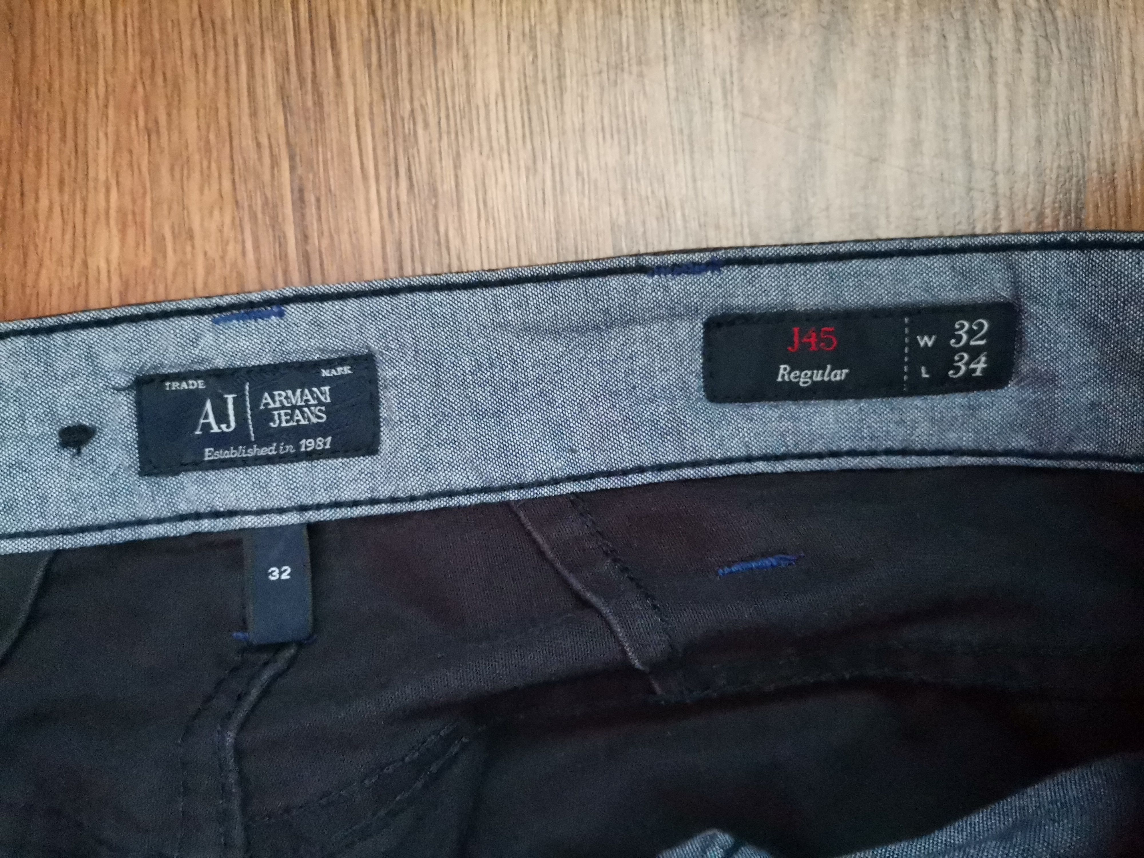 Armani Armani Jeans J45 Jeans Size US 32 / EU 48 - 4 Thumbnail