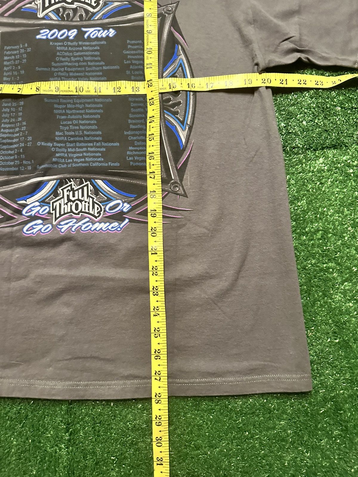 Other Vintage 2009 Full Throttle Motorcycle Drag Racing Shirt Size US L / EU 52-54 / 3 - 6 Thumbnail